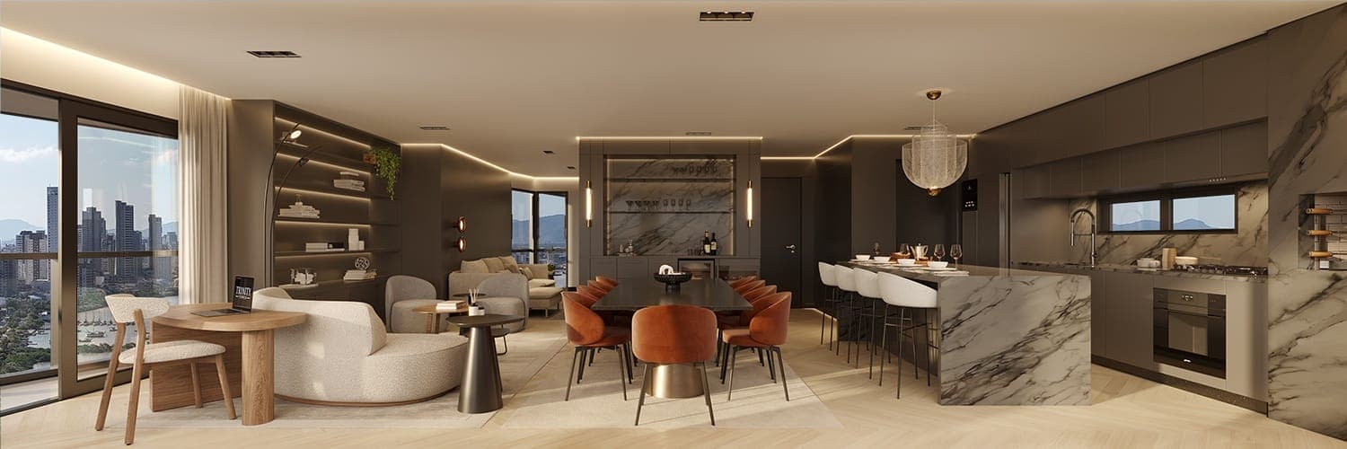 Foto 5 de Lançamento 2 dorms à venda · Fazenda, Itajaí · TRINITY TOWER