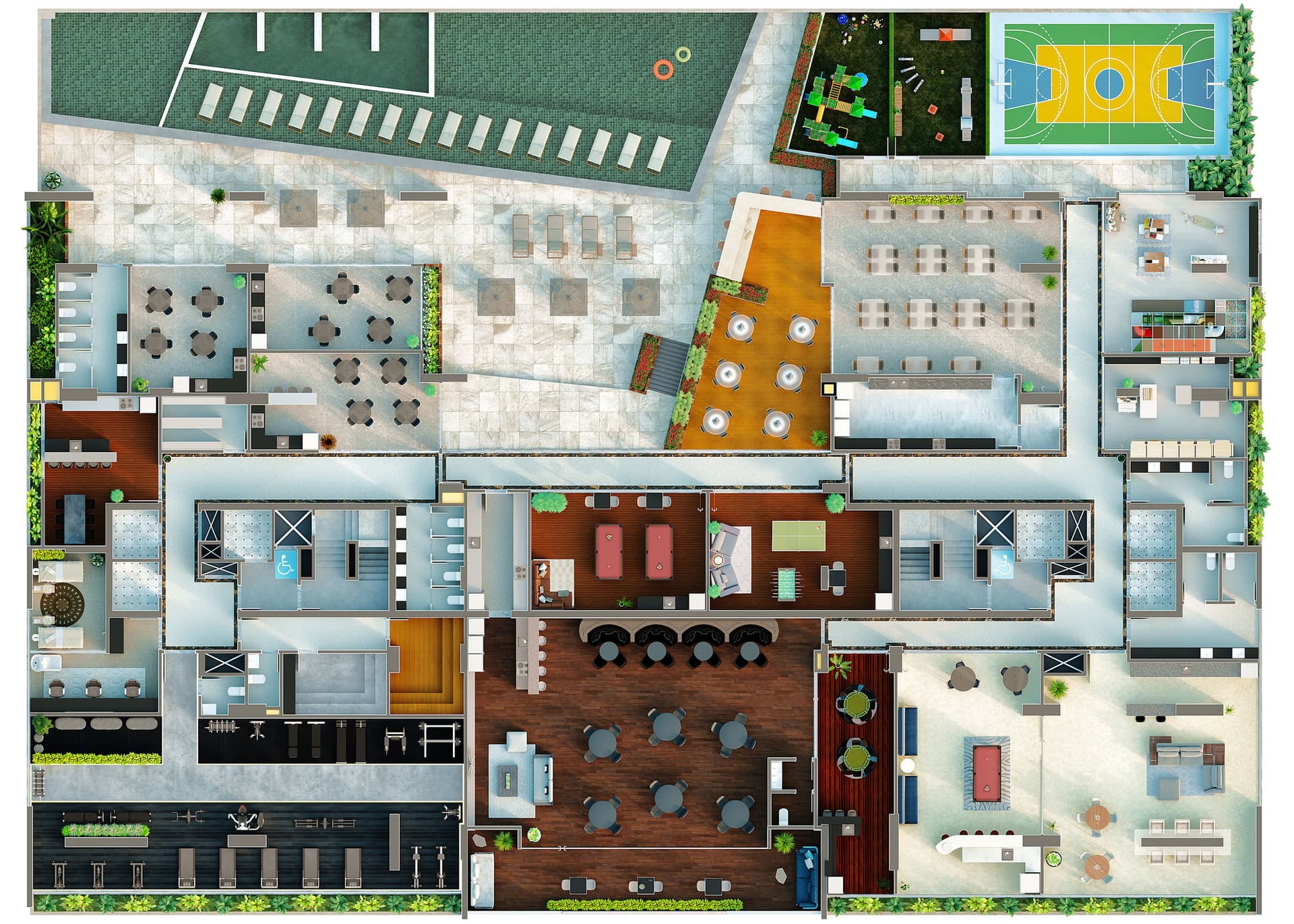 Planta 1 de The Porto Plaza