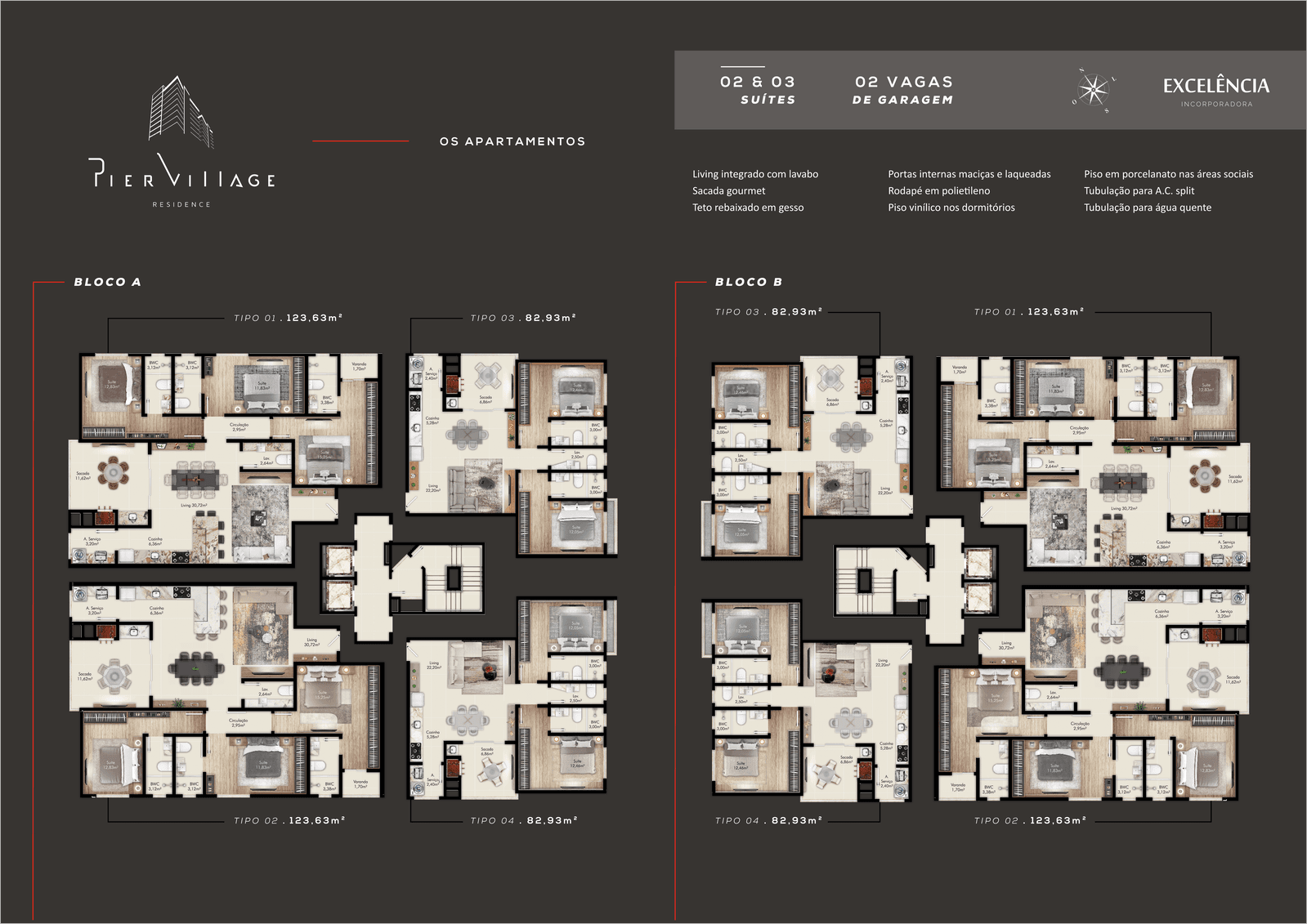 Planta 2 de Pier Village Residence