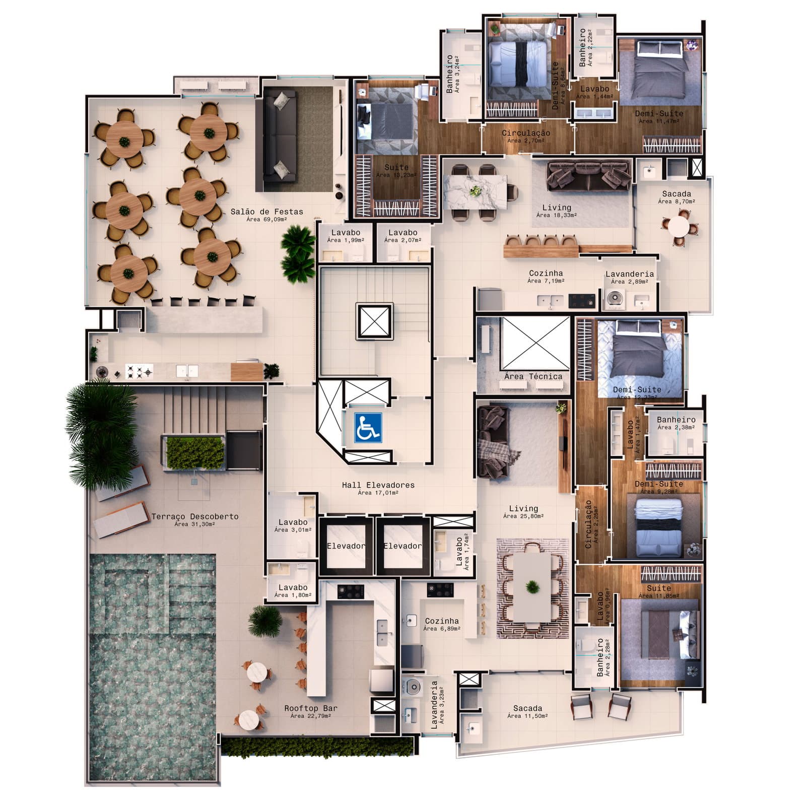 Planta 6 de Belvedere