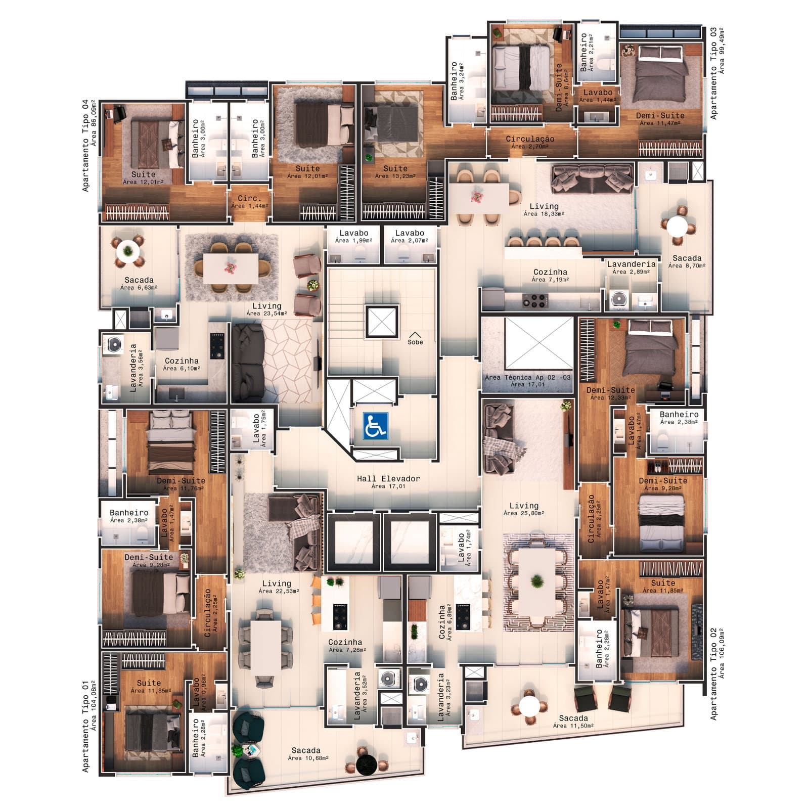 Planta 5 de Belvedere