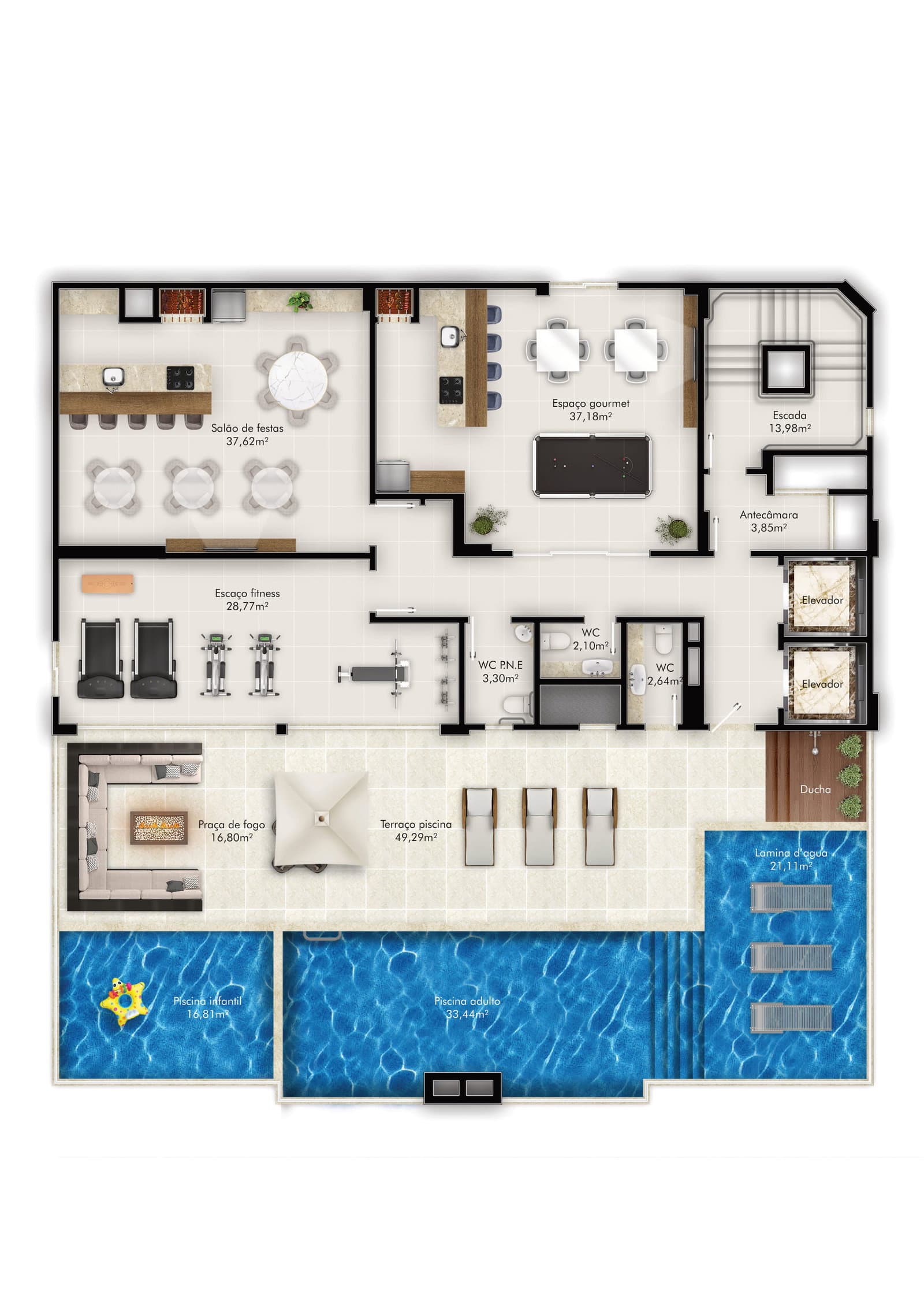 Planta 1 de Ocean Cay