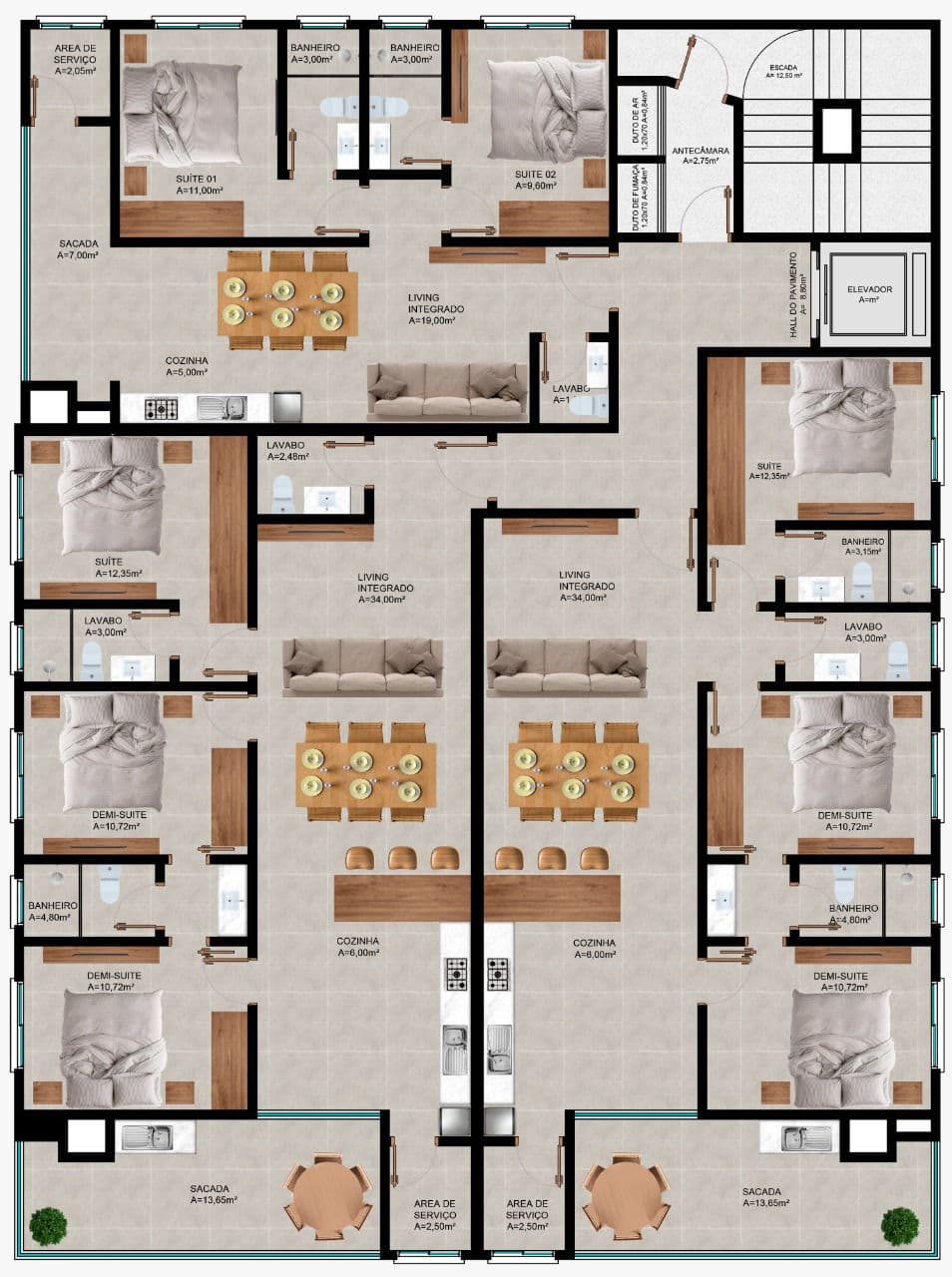Planta 4 de Selectus Residence