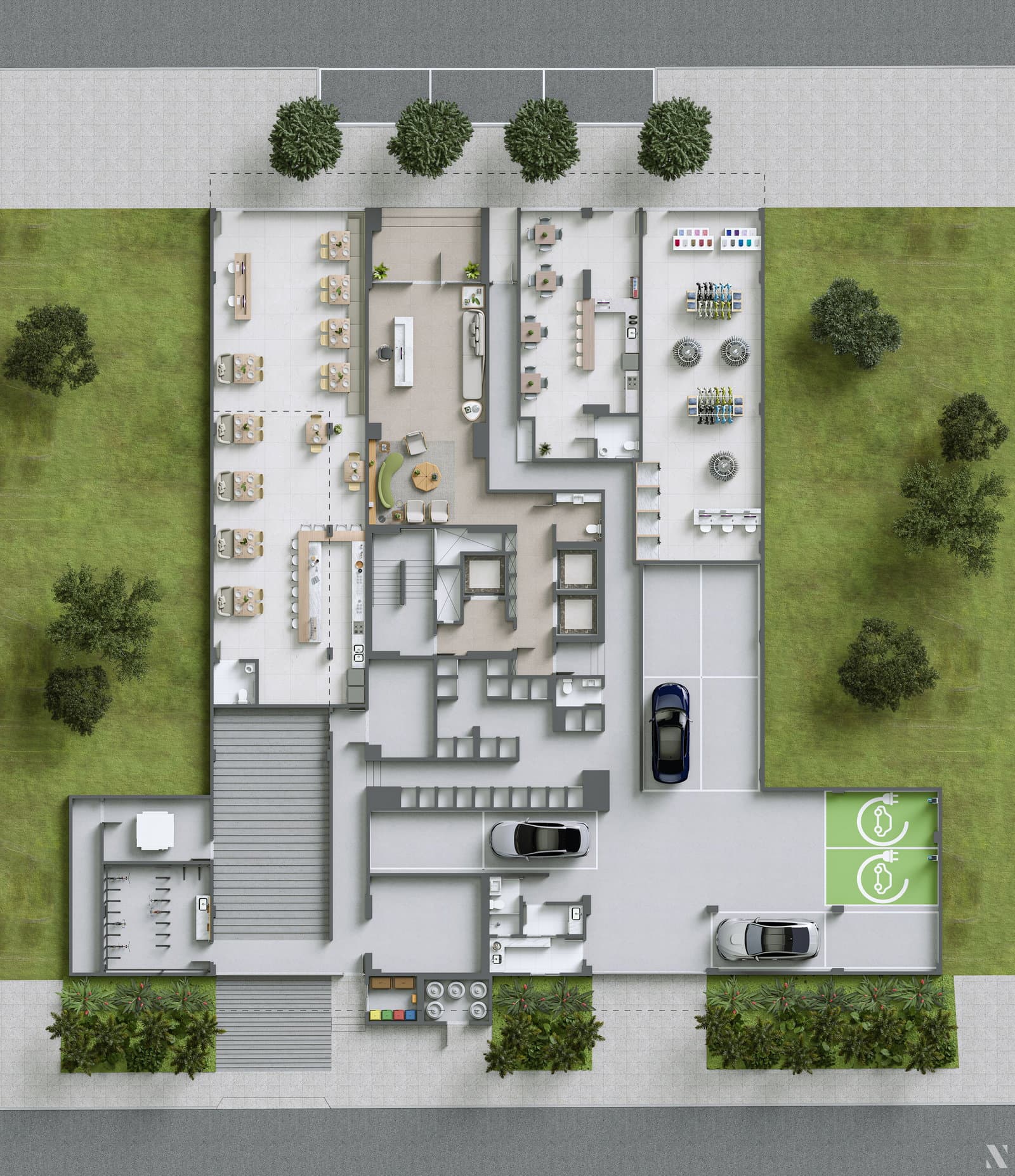 Planta 4 de Blue Forest