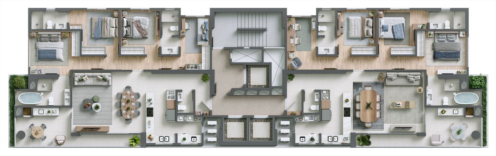 Planta 2 de Blue Forest