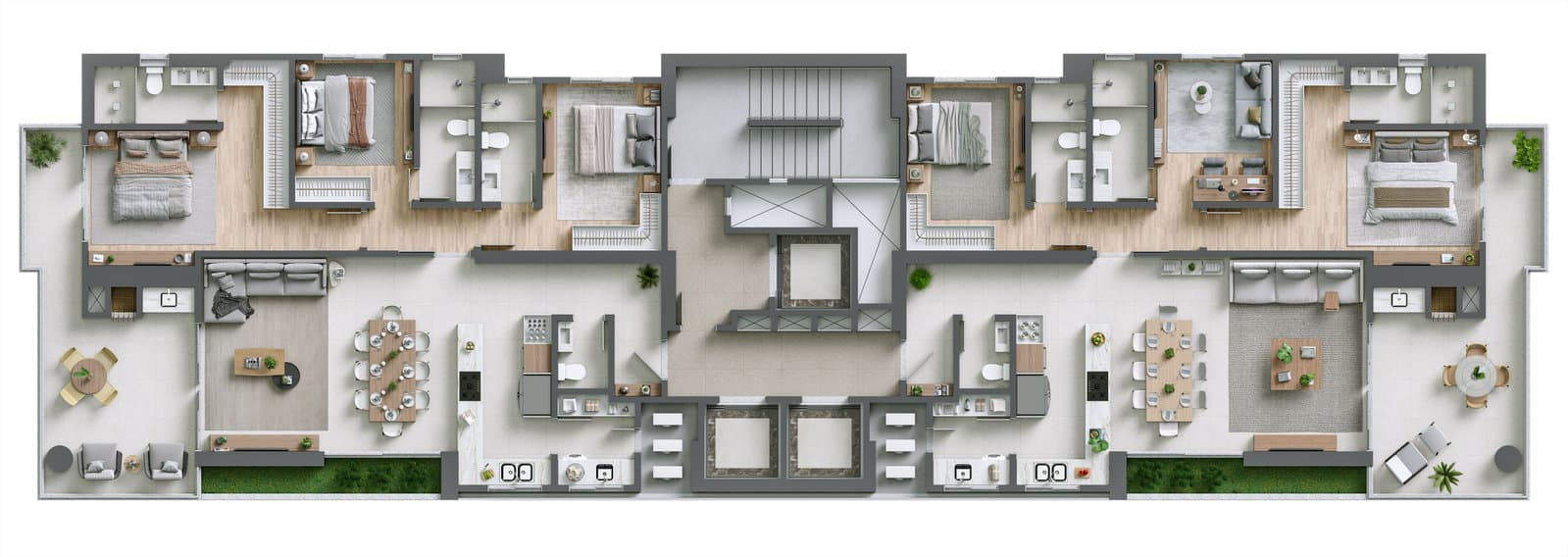 Planta 3 de Blue Forest