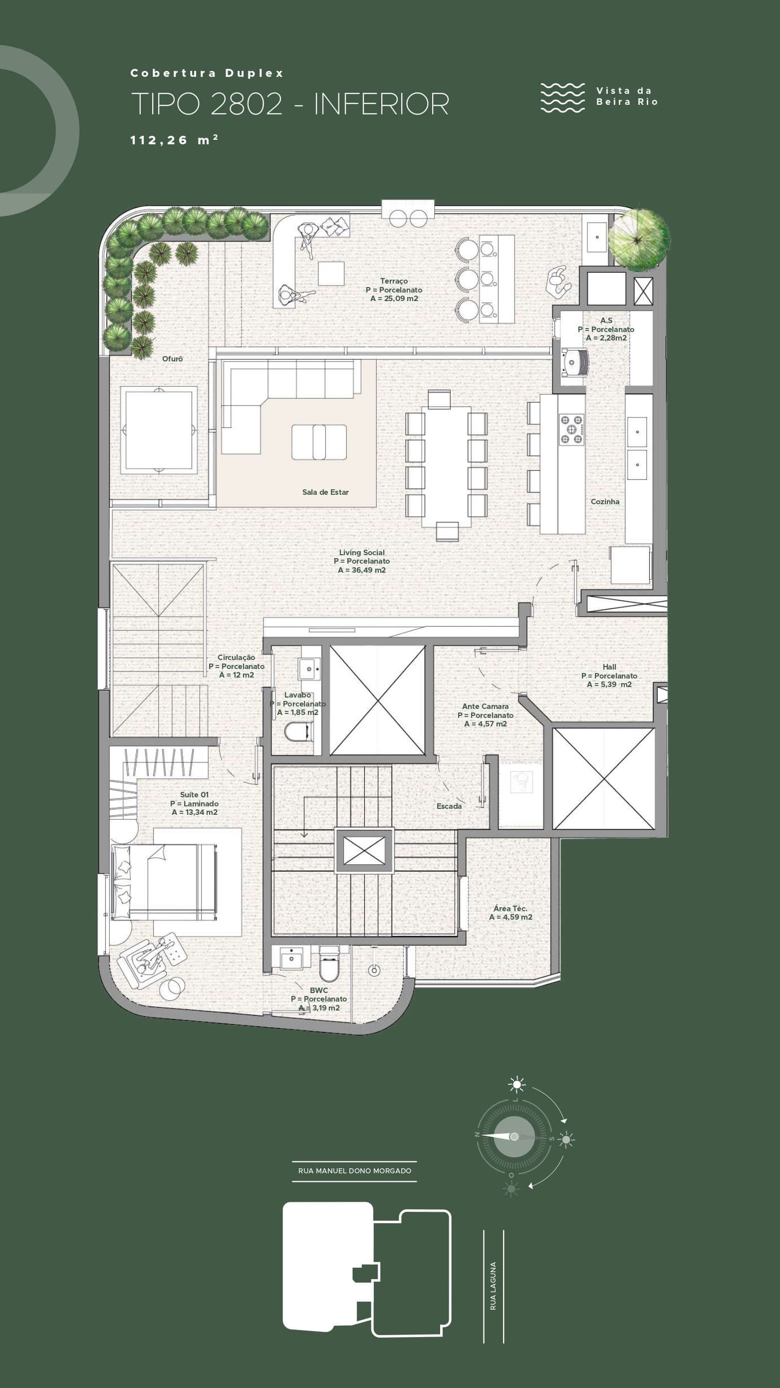 Planta 46 de Laguna 182