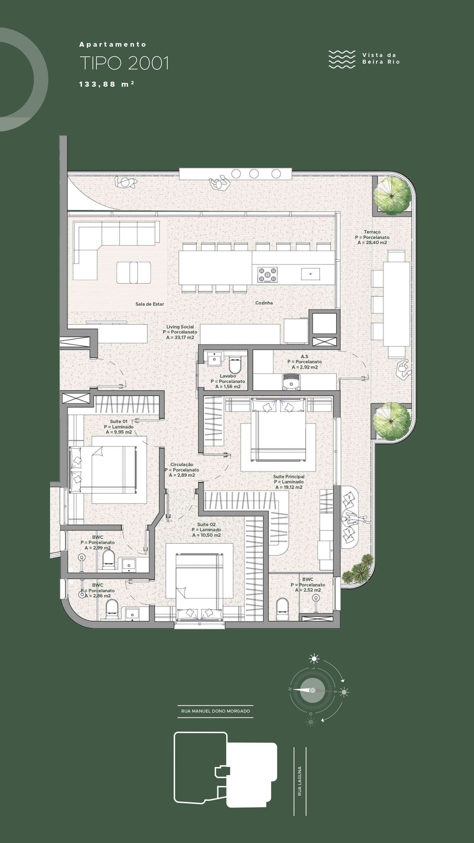 Planta 28 de Laguna 182