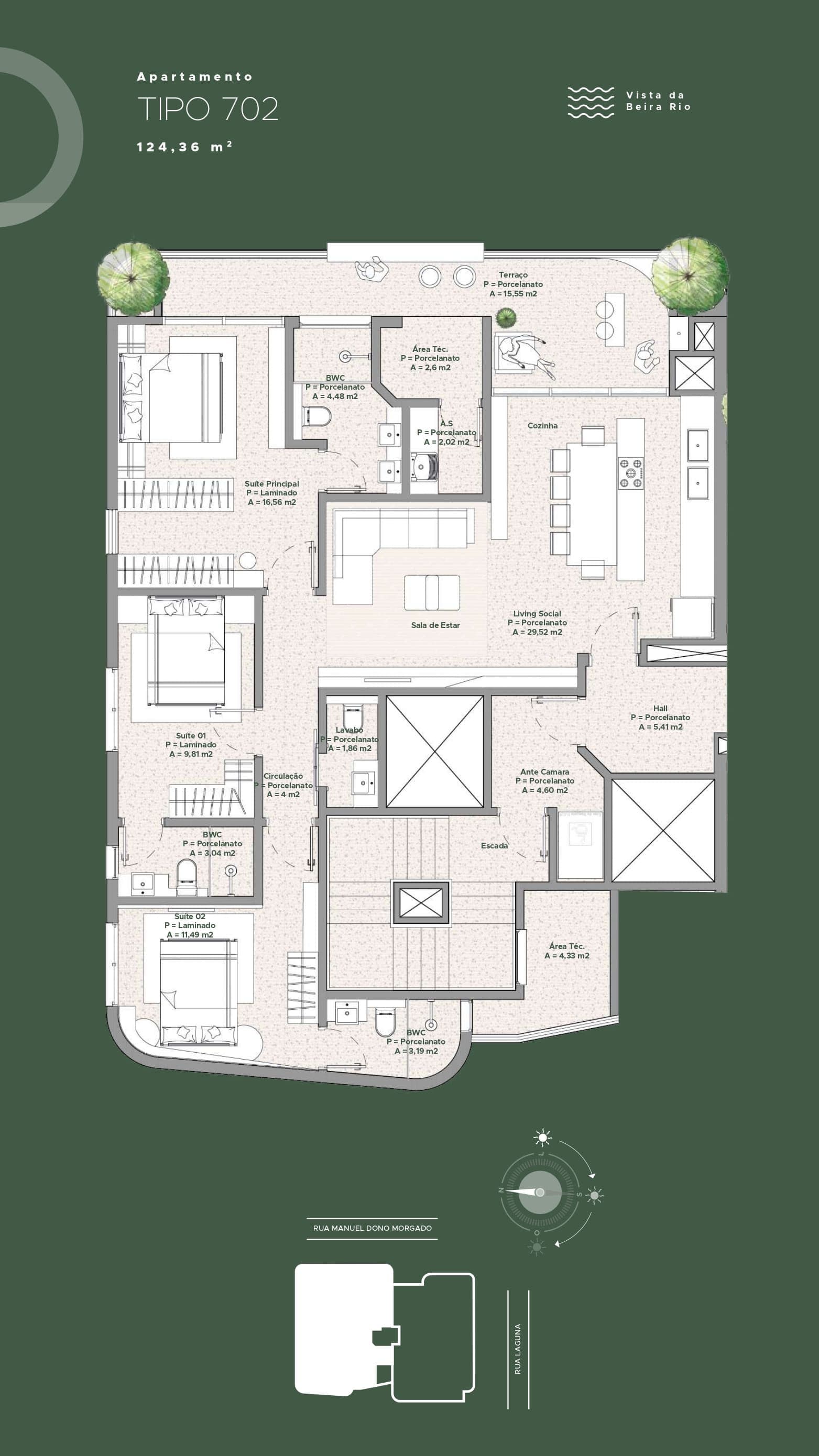 Planta 3 de Laguna 182