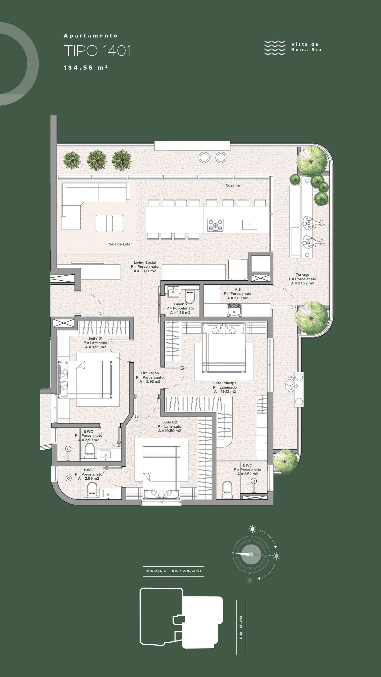 Planta 16 de Laguna 182