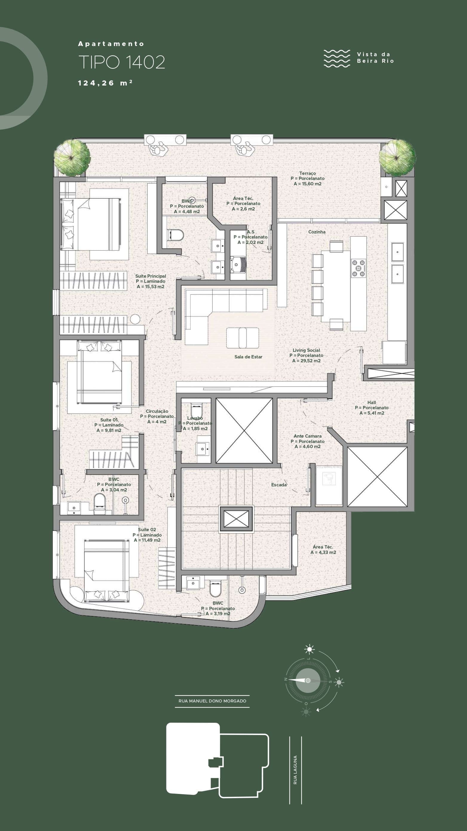 Planta 17 de Laguna 182