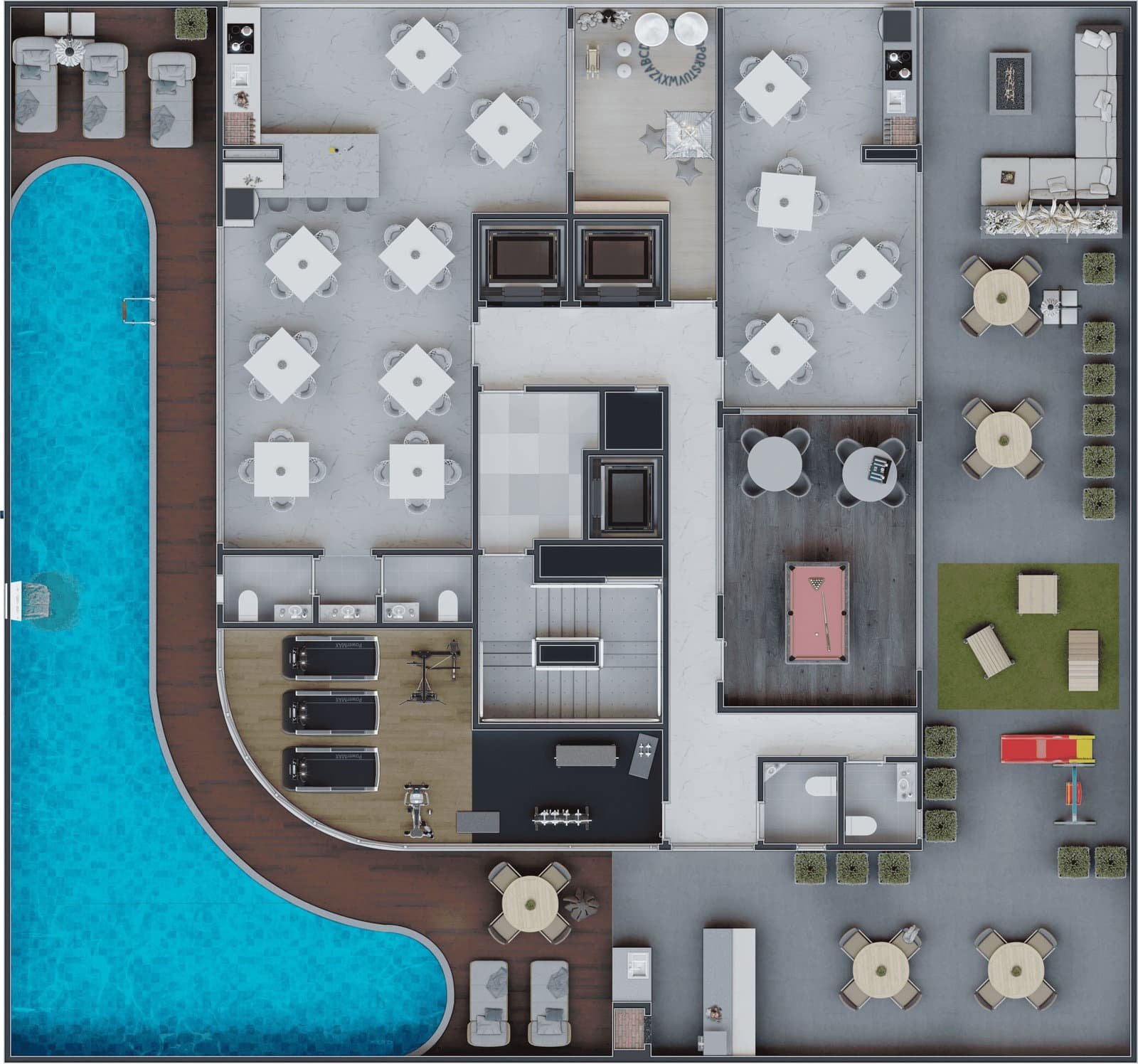 Planta 1 de Córdoba Residence