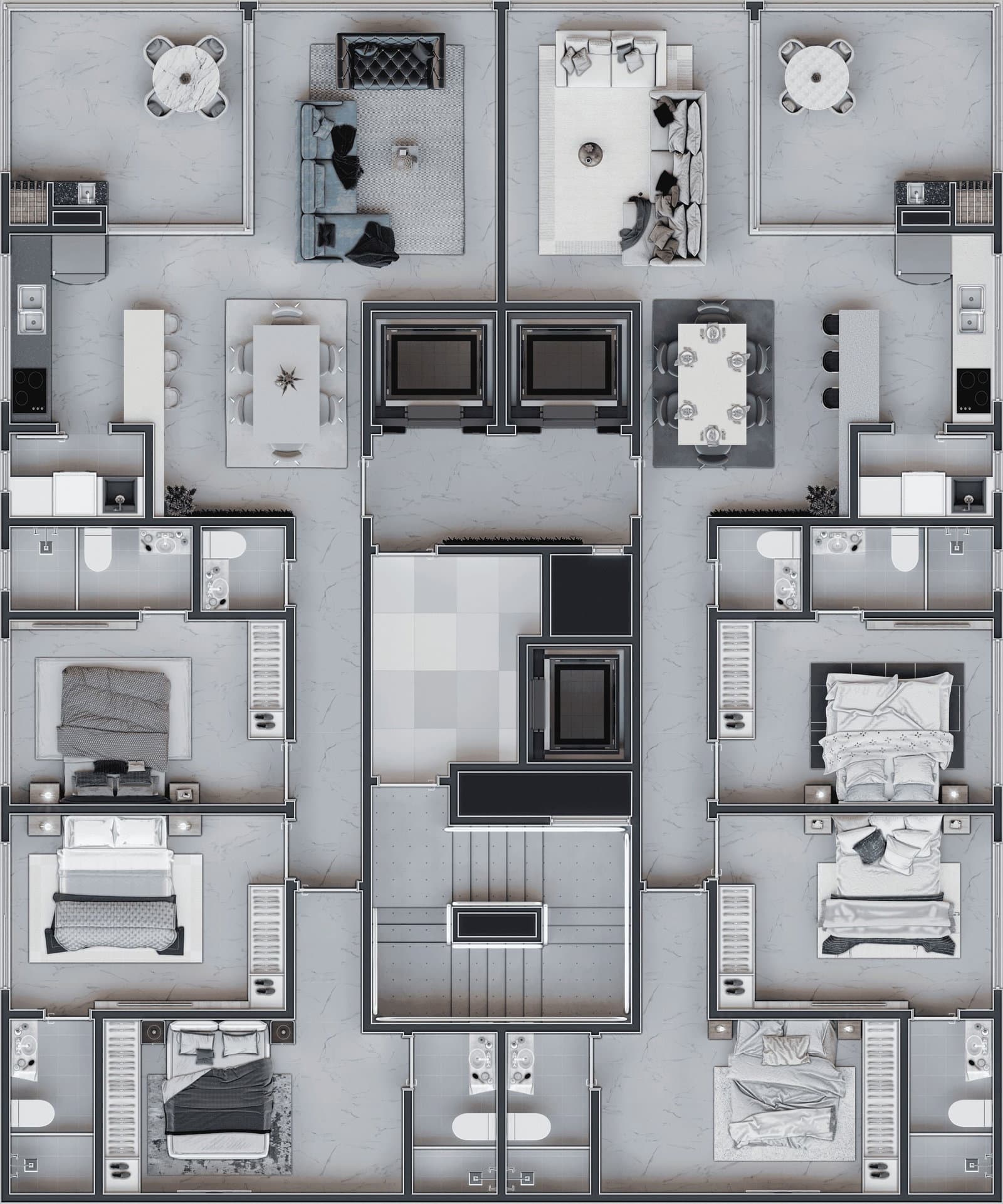 Planta 2 de Córdoba Residence