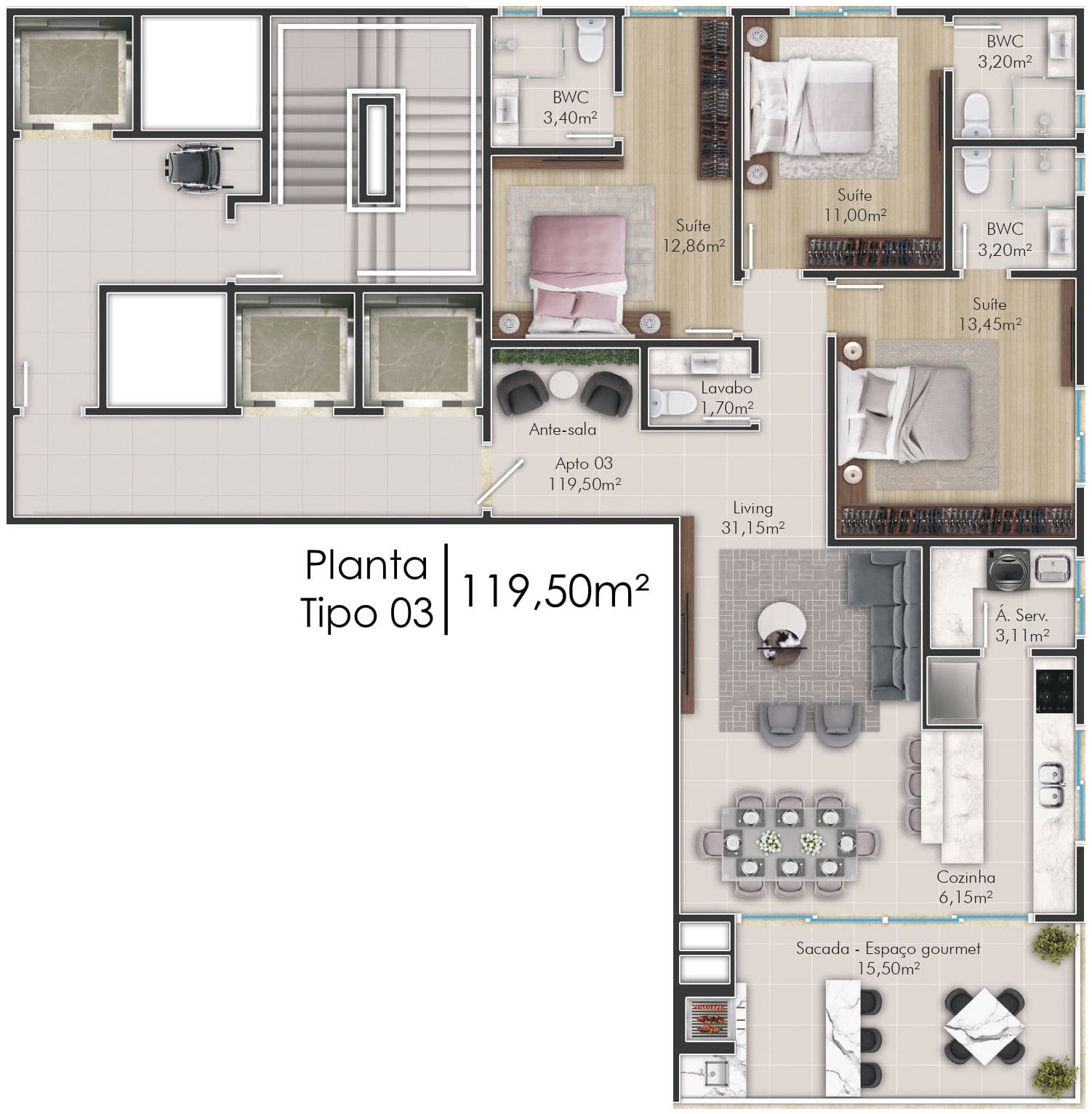 Planta 5 de Raffaele Vinci
