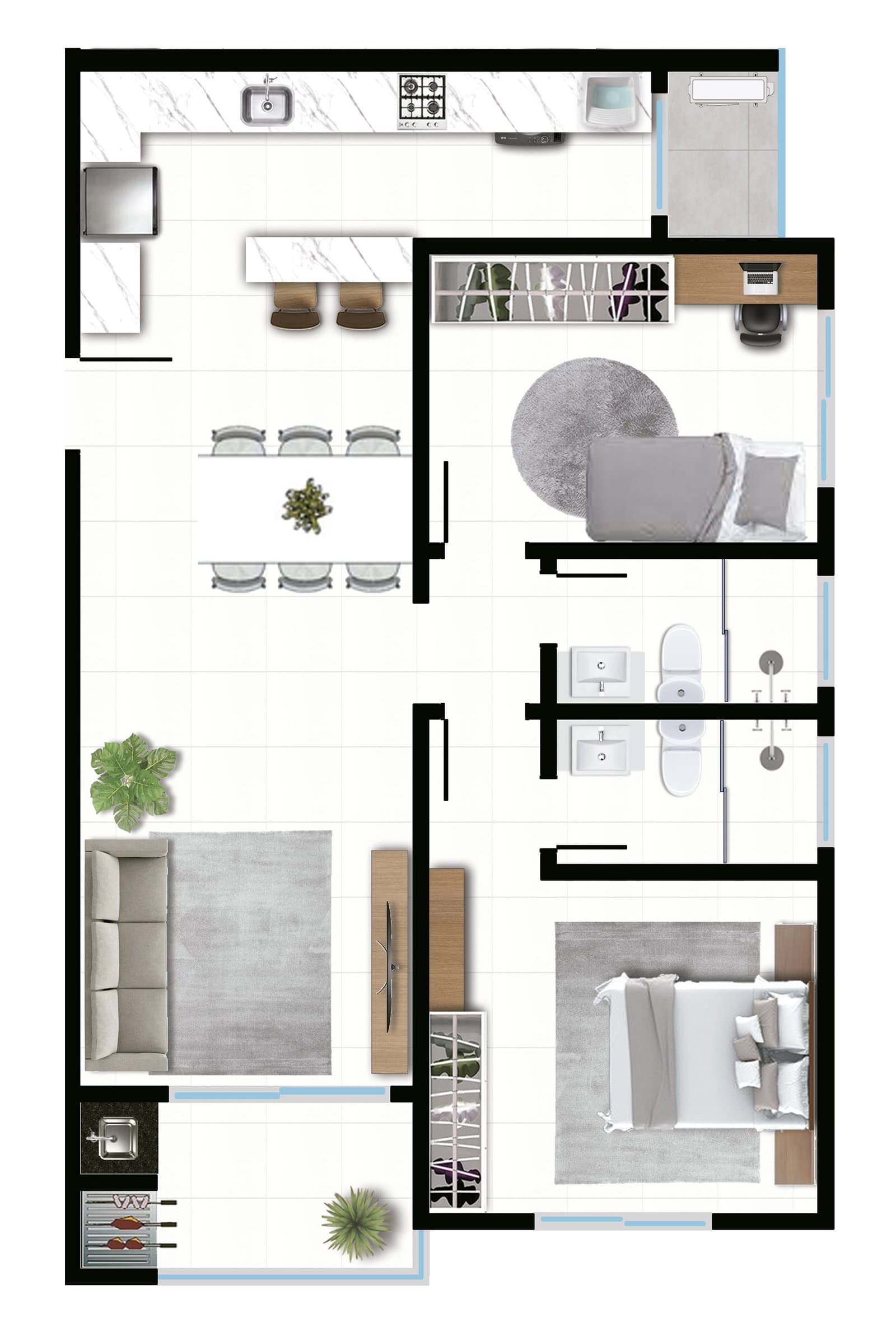 Planta 4 de Sunset Residence