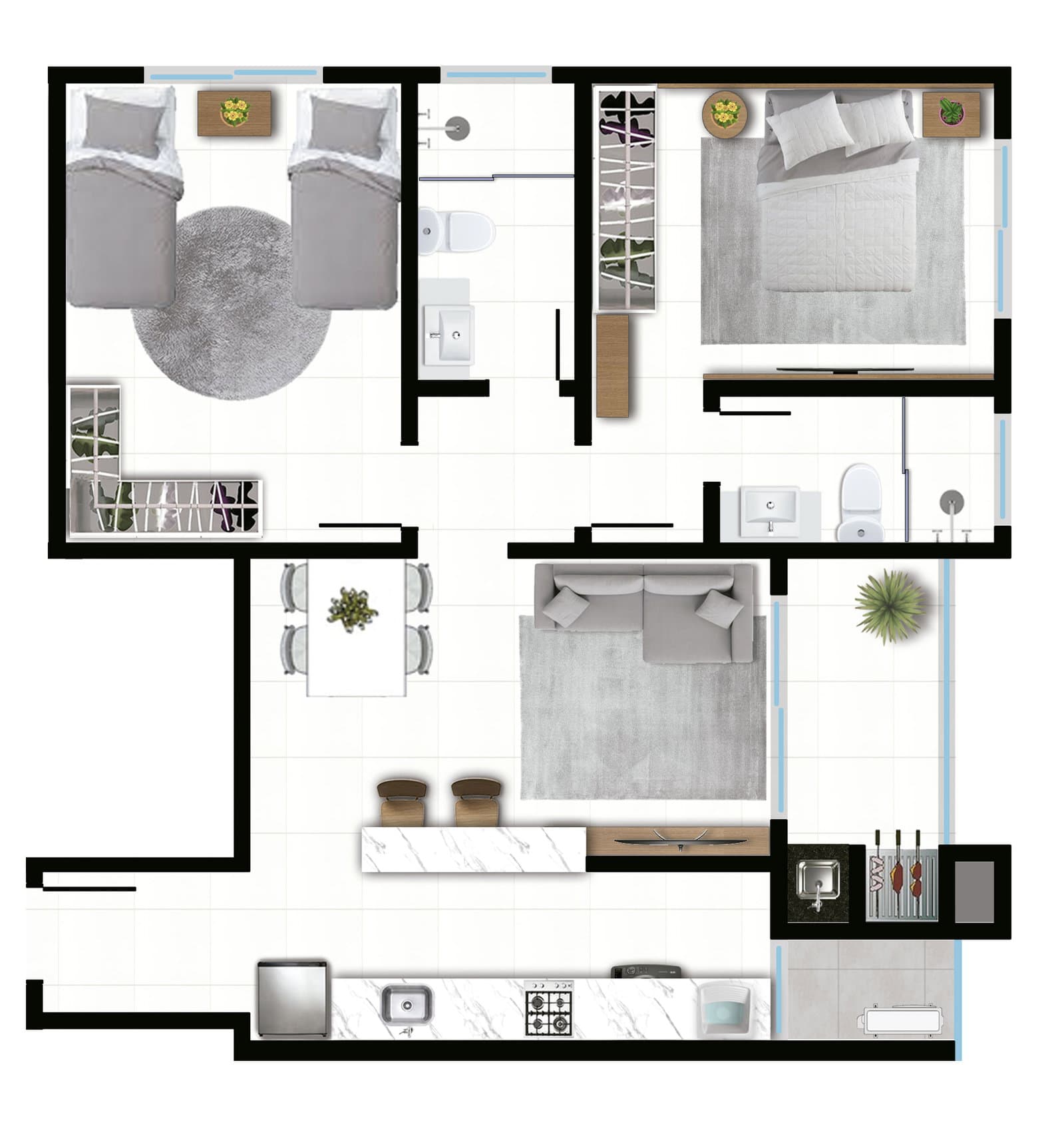 Planta 5 de Sunset Residence