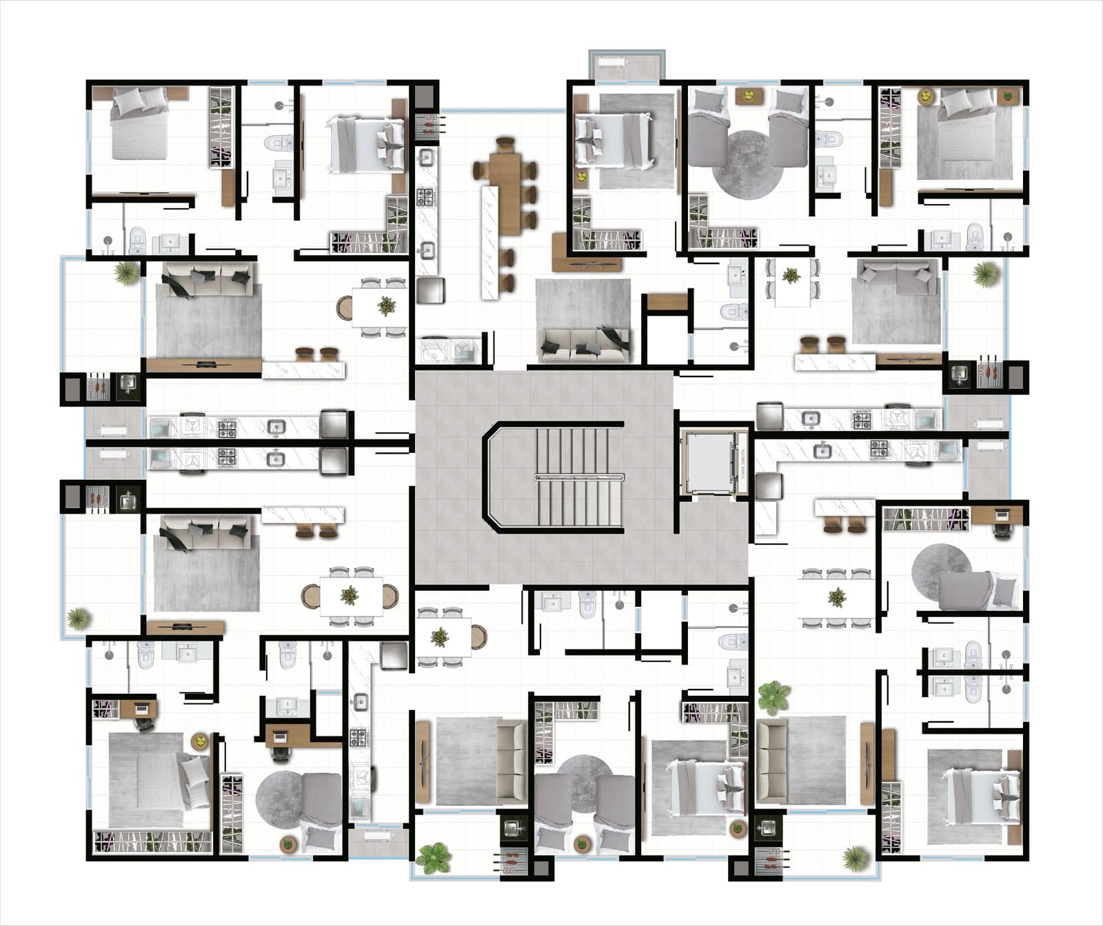 Planta 9 de Sunset Residence