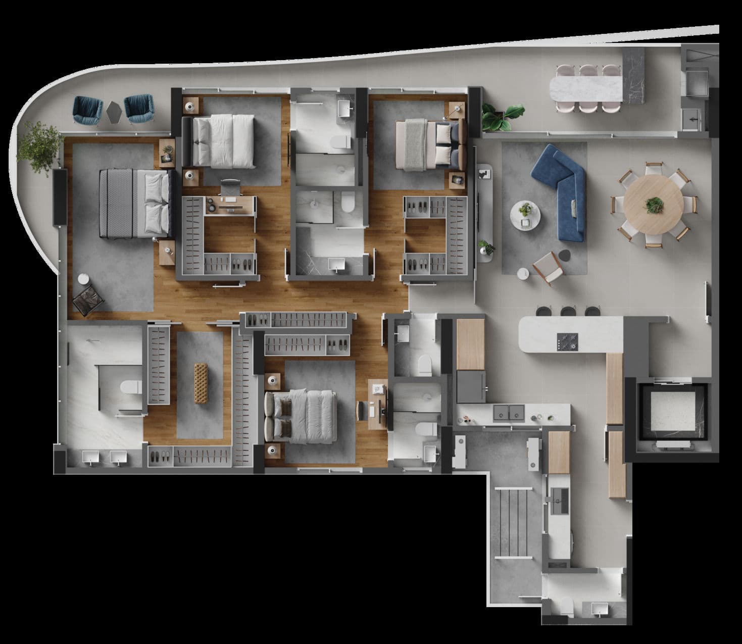 Planta 1 de Lotisa Skyline