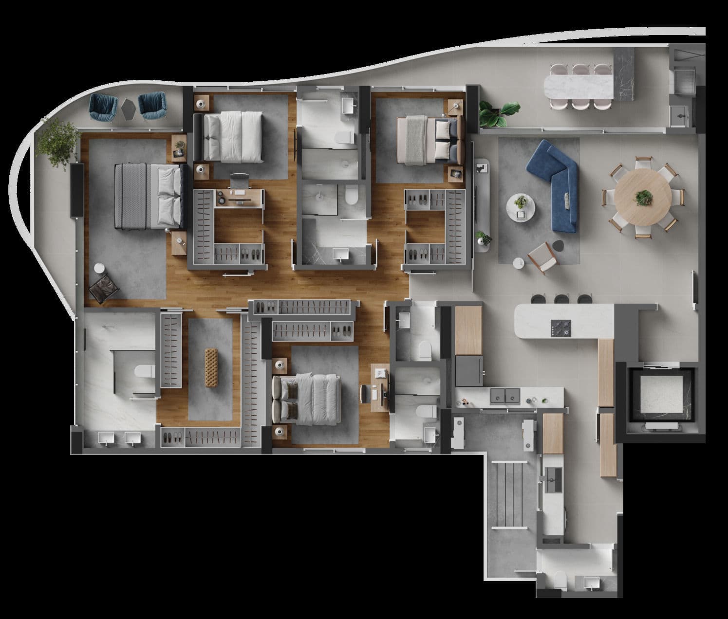 Planta 4 de Lotisa Skyline