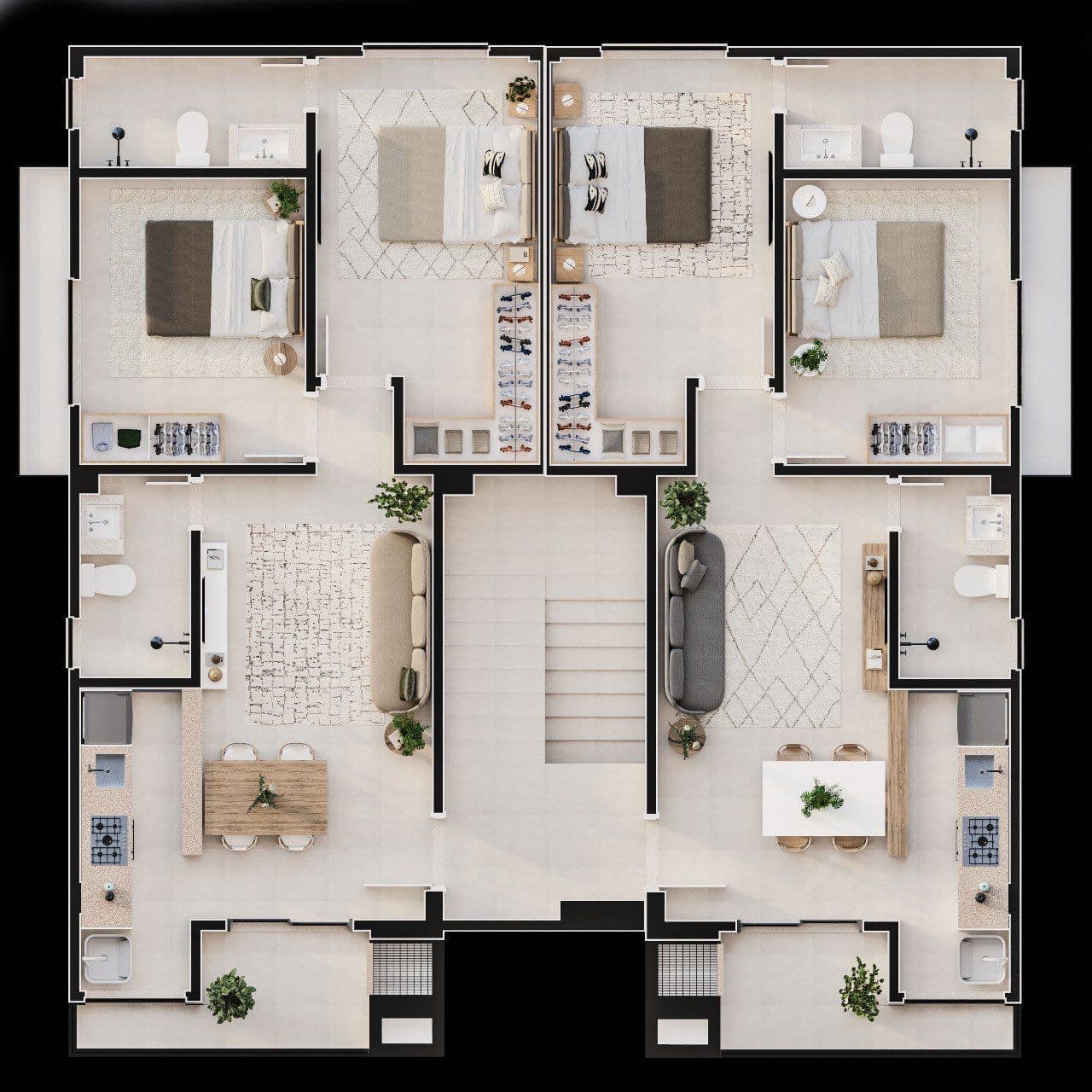 Planta 1 de Residencial Zurique
