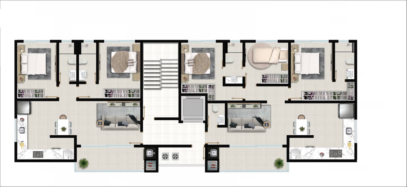Planta 3 de Sollaris Residence