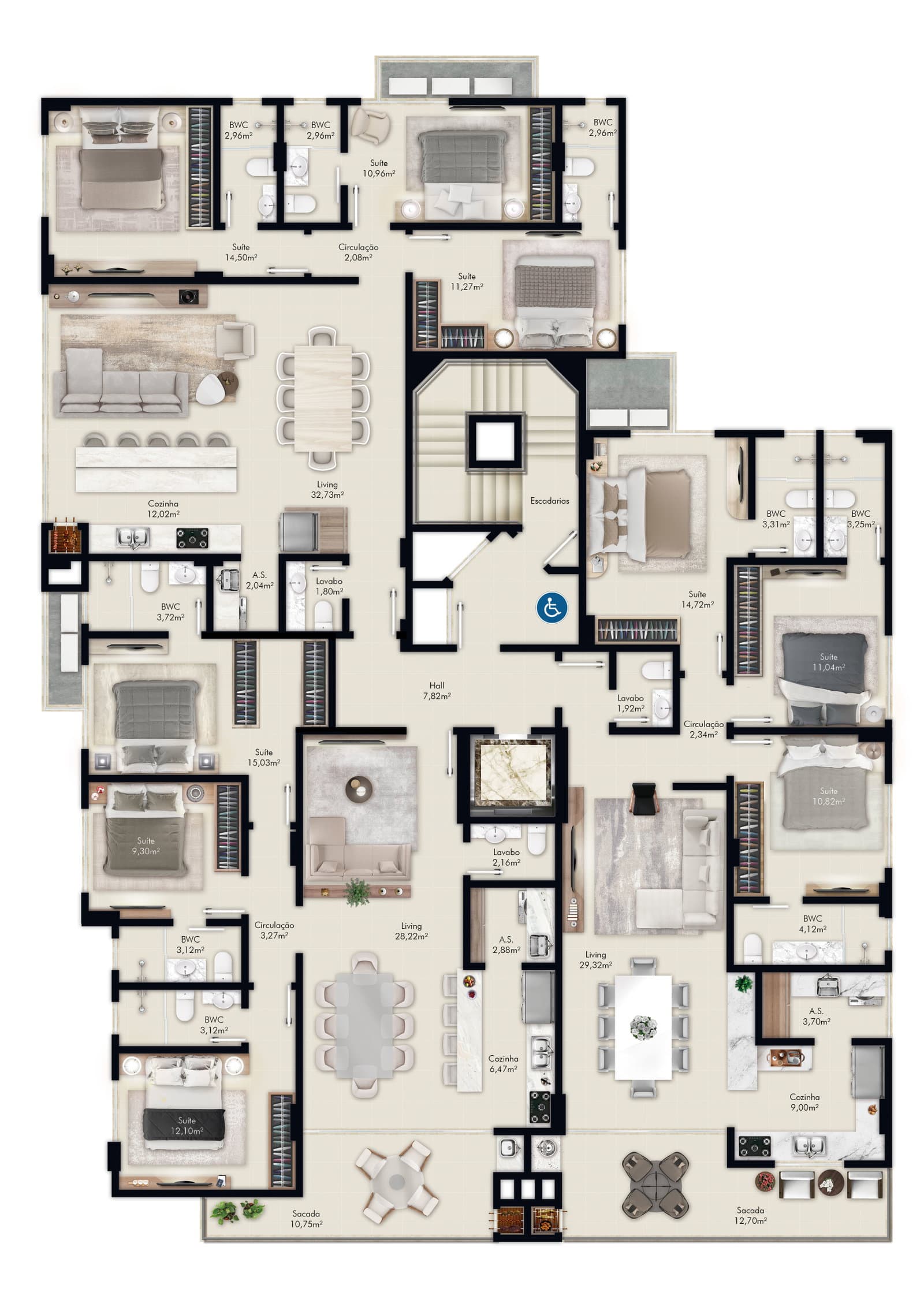 Planta 2 de Laguna Residenziale