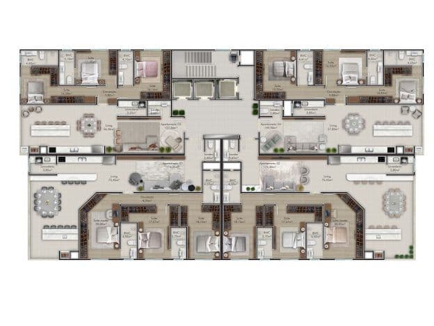 Planta 5 de Port Said - Building