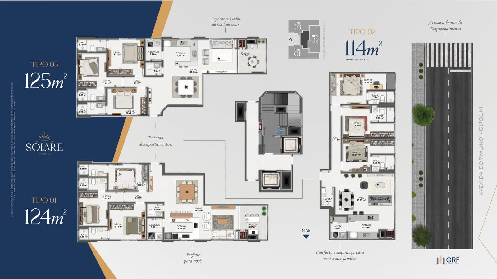 Planta 1 de Solare Residence