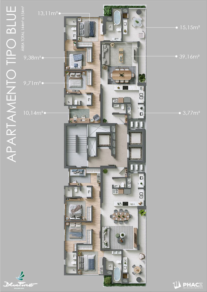Planta 7 de Blue Forest