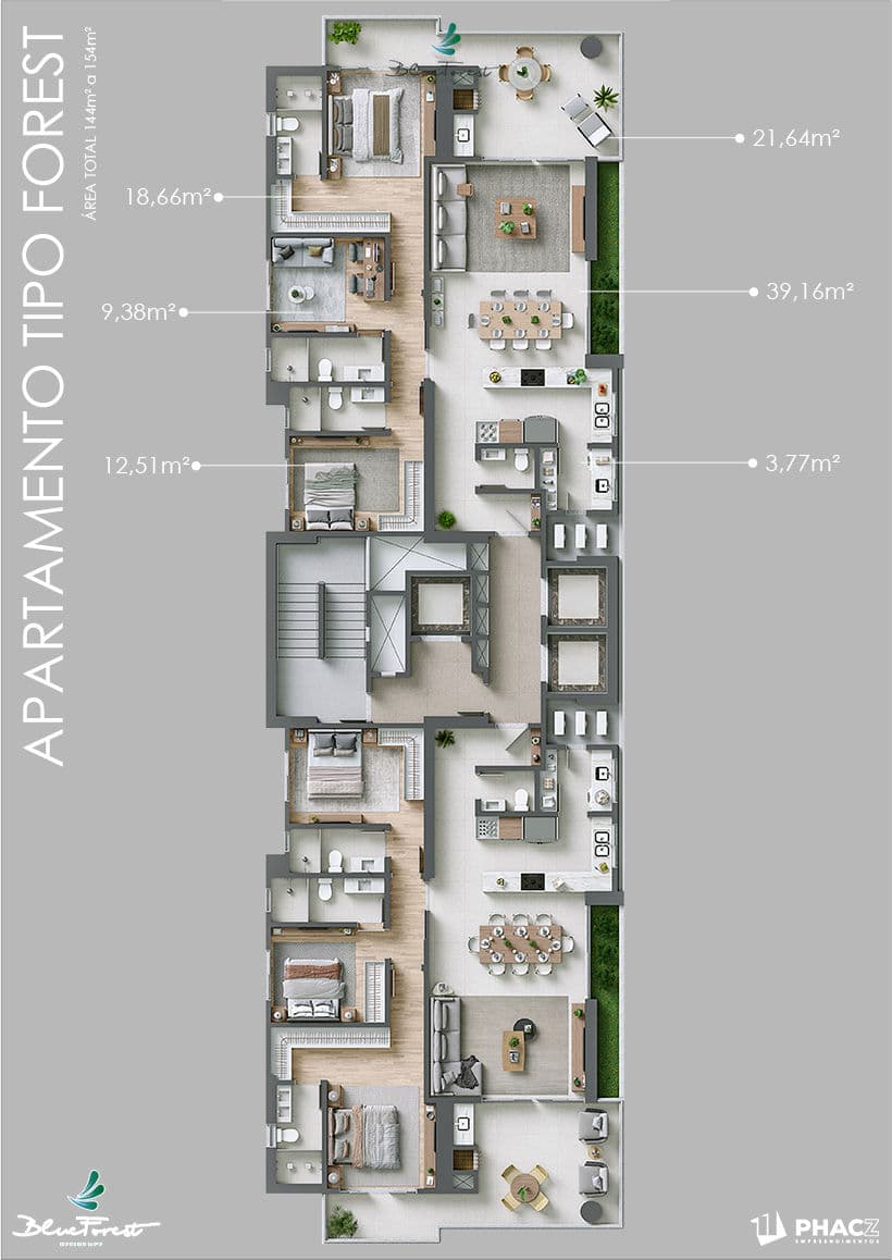 Planta 8 de Blue Forest