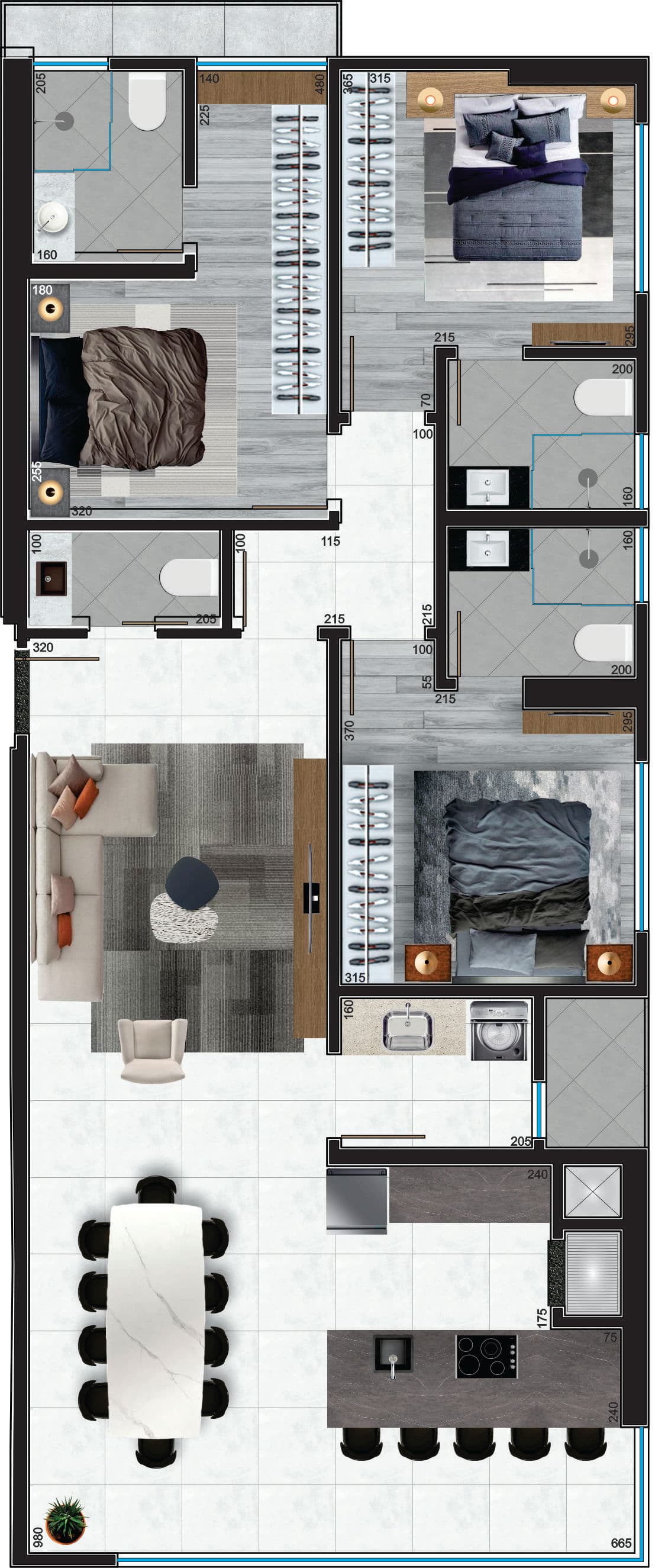 Planta 4 de Edifício Voxx 405