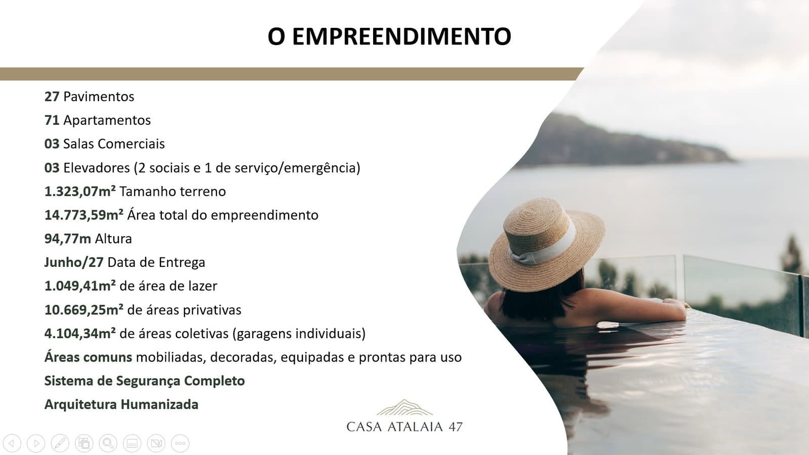 Planta 12 de Casa Atalaia 47