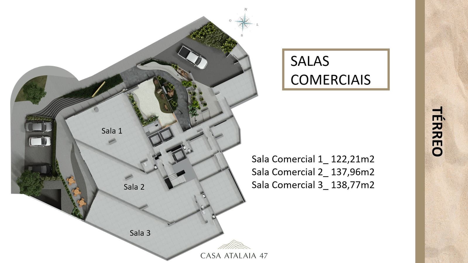 Planta 1 de Casa Atalaia 47