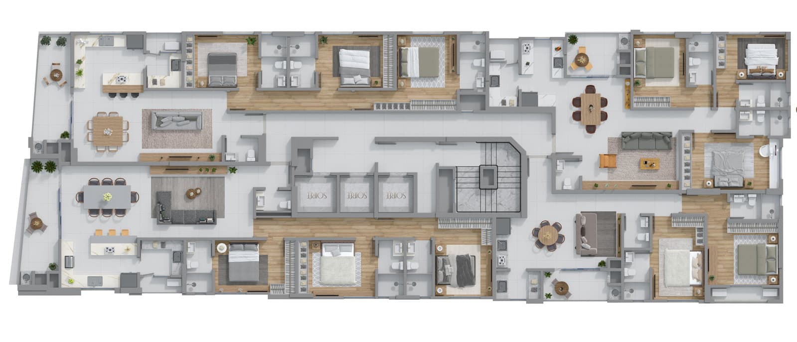 Planta 8 de Soirée