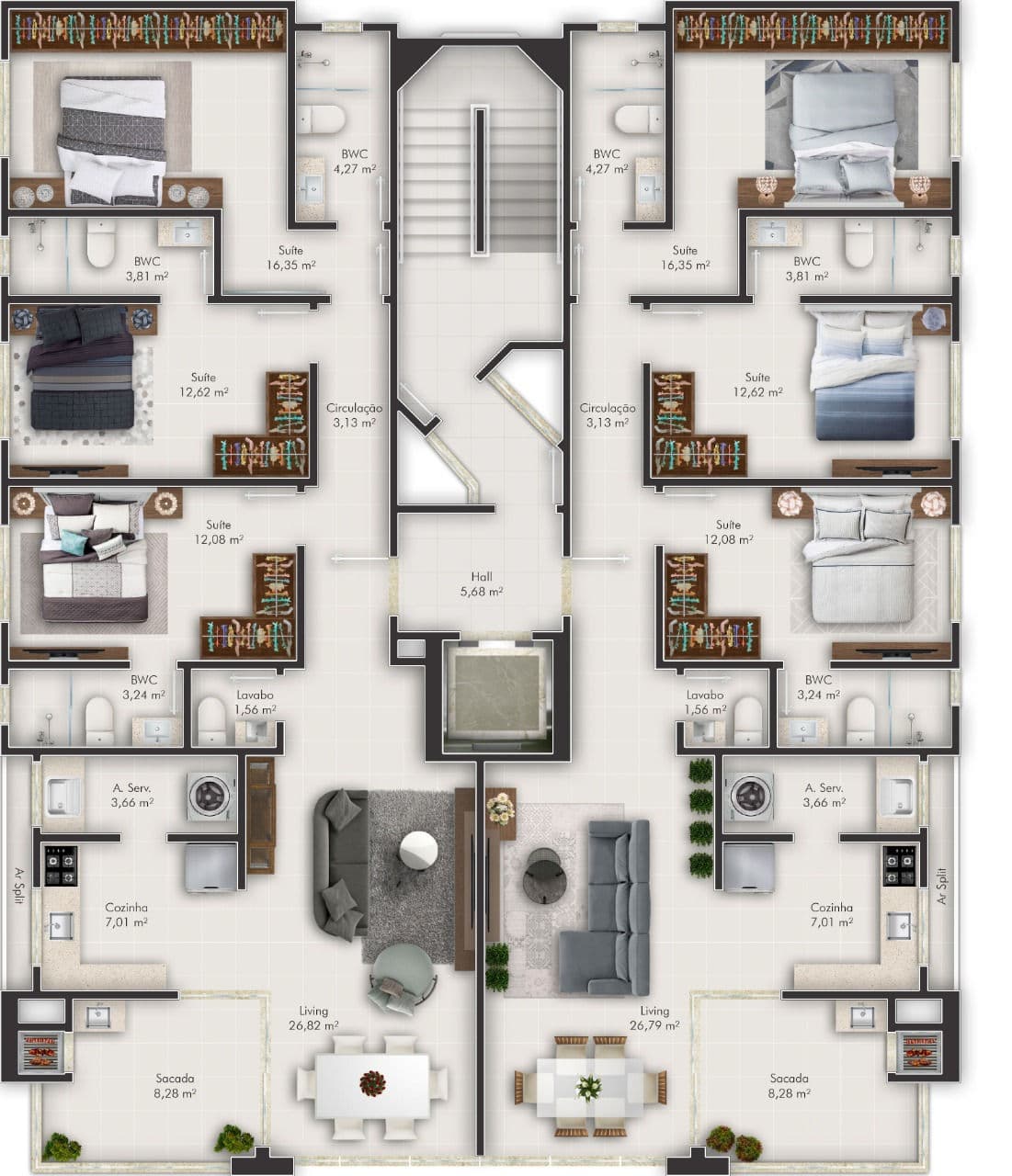 Planta 1 de Costa Amalfitana Residence