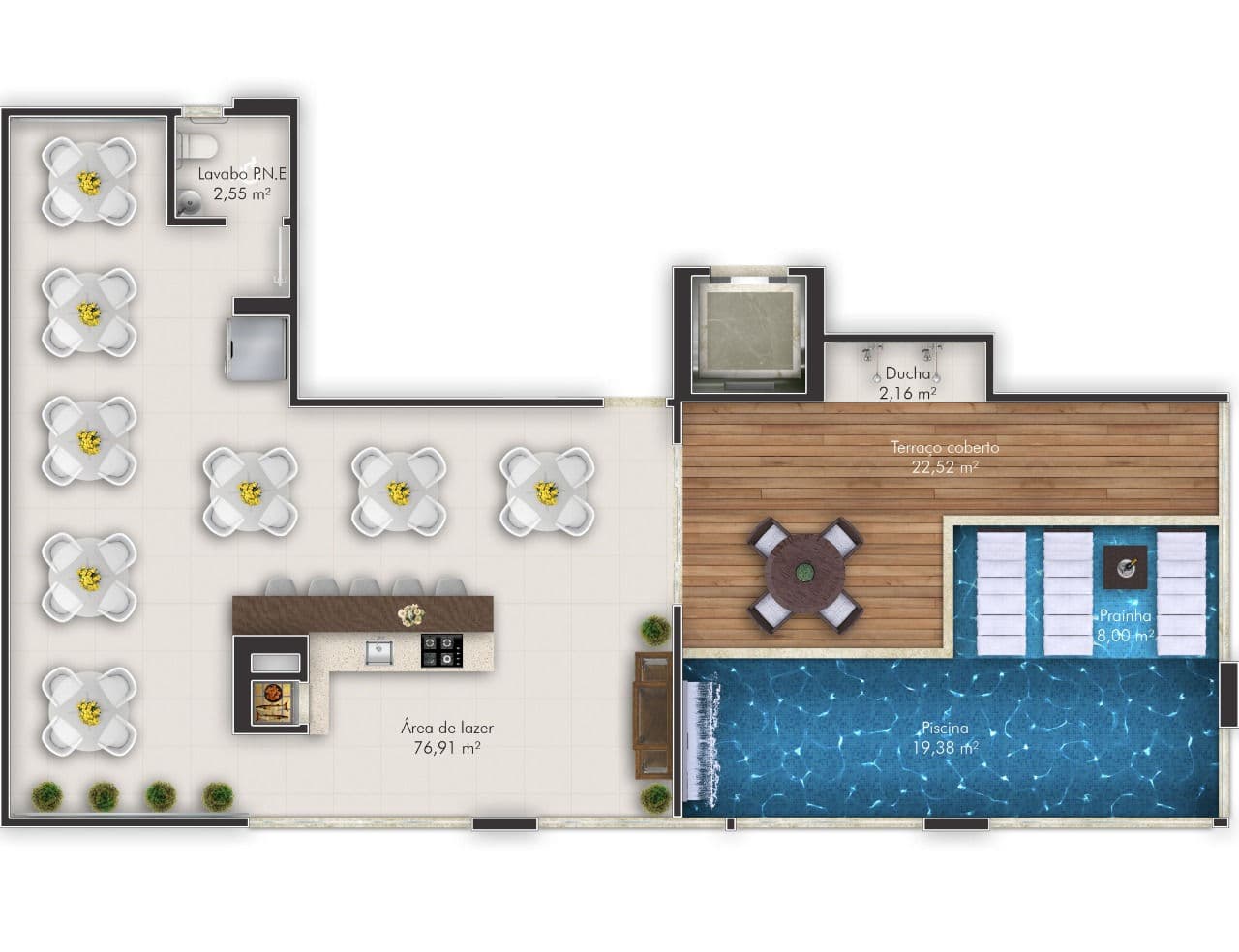 Planta 2 de Costa Amalfitana Residence