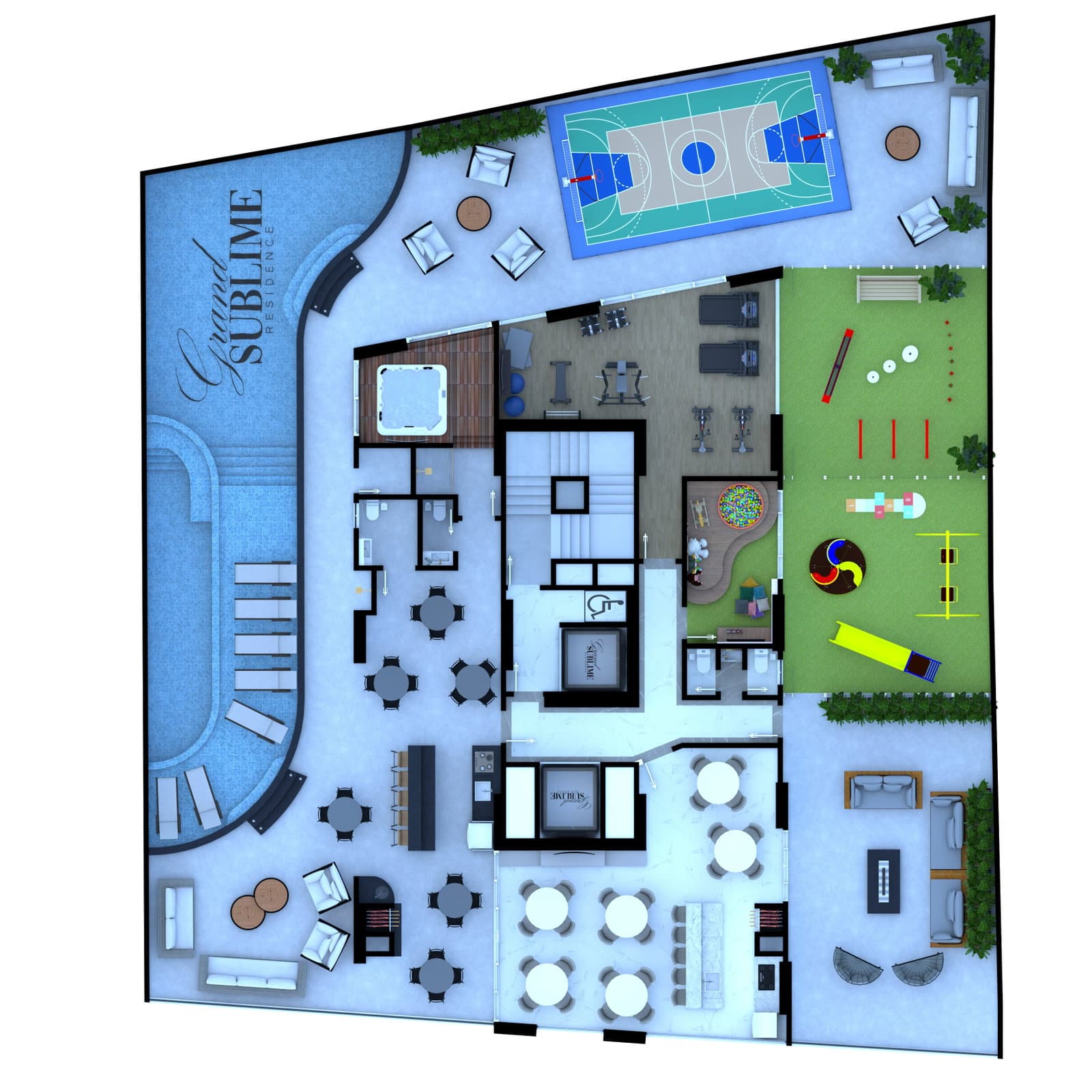 Planta 1 de Grand Sublime Residence