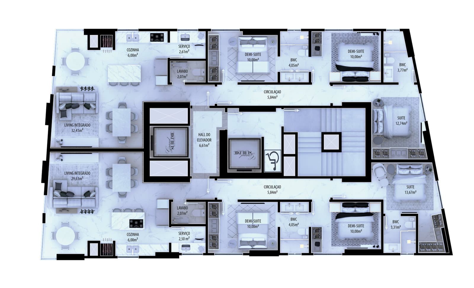 Planta 2 de Grand Sublime Residence