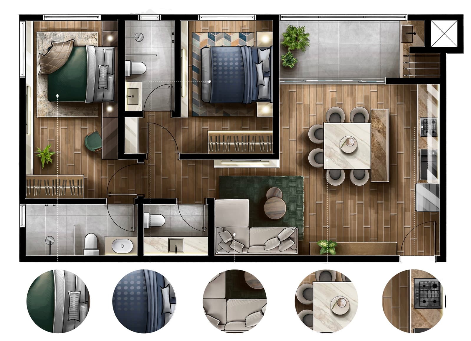 Planta 5 de Atlantia