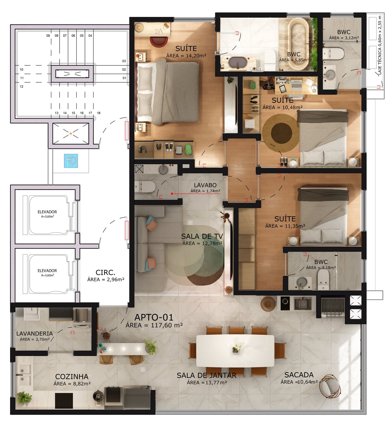 Planta 2 de Sunset Marine