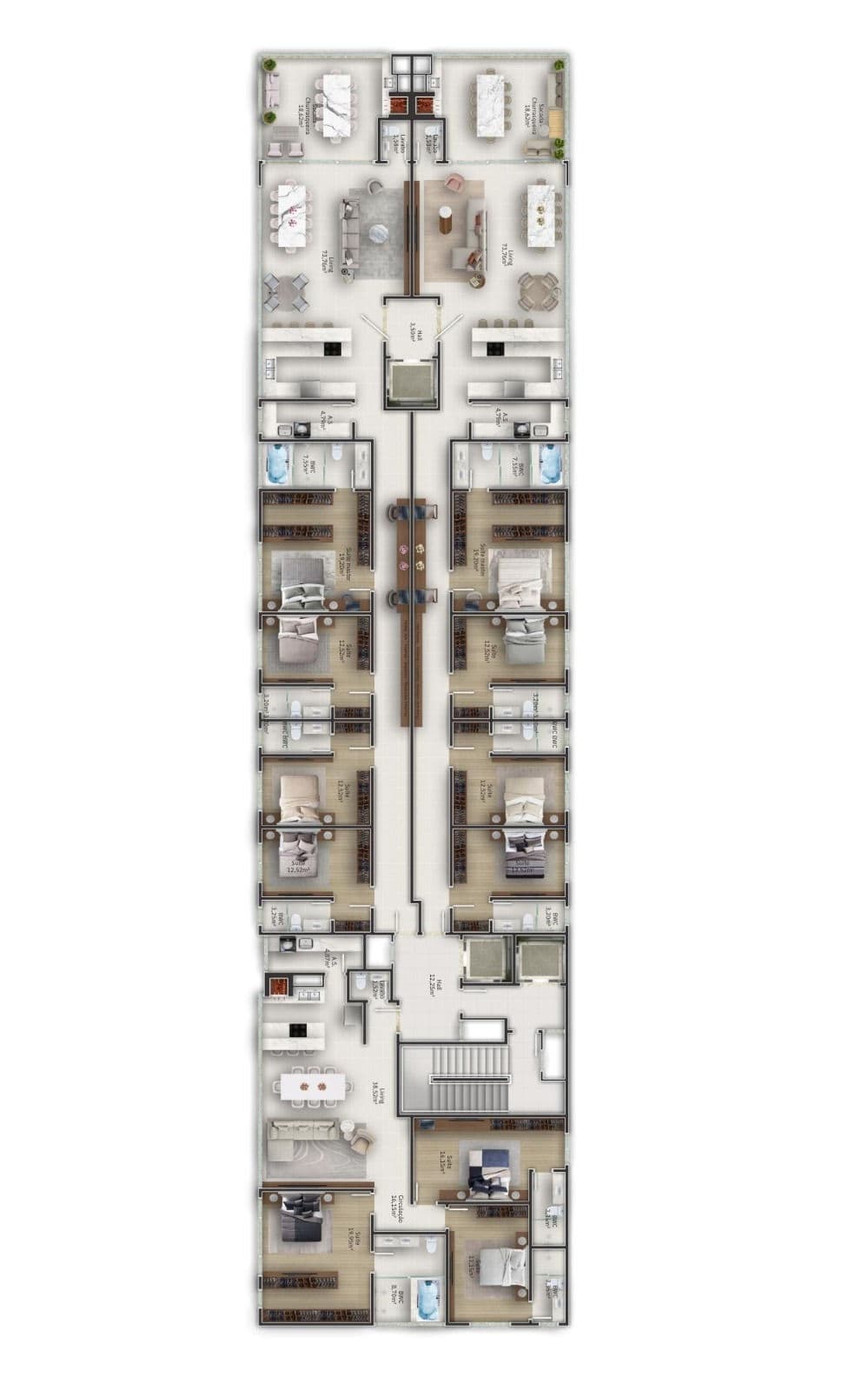 Planta 2 de Emaar Exclusive