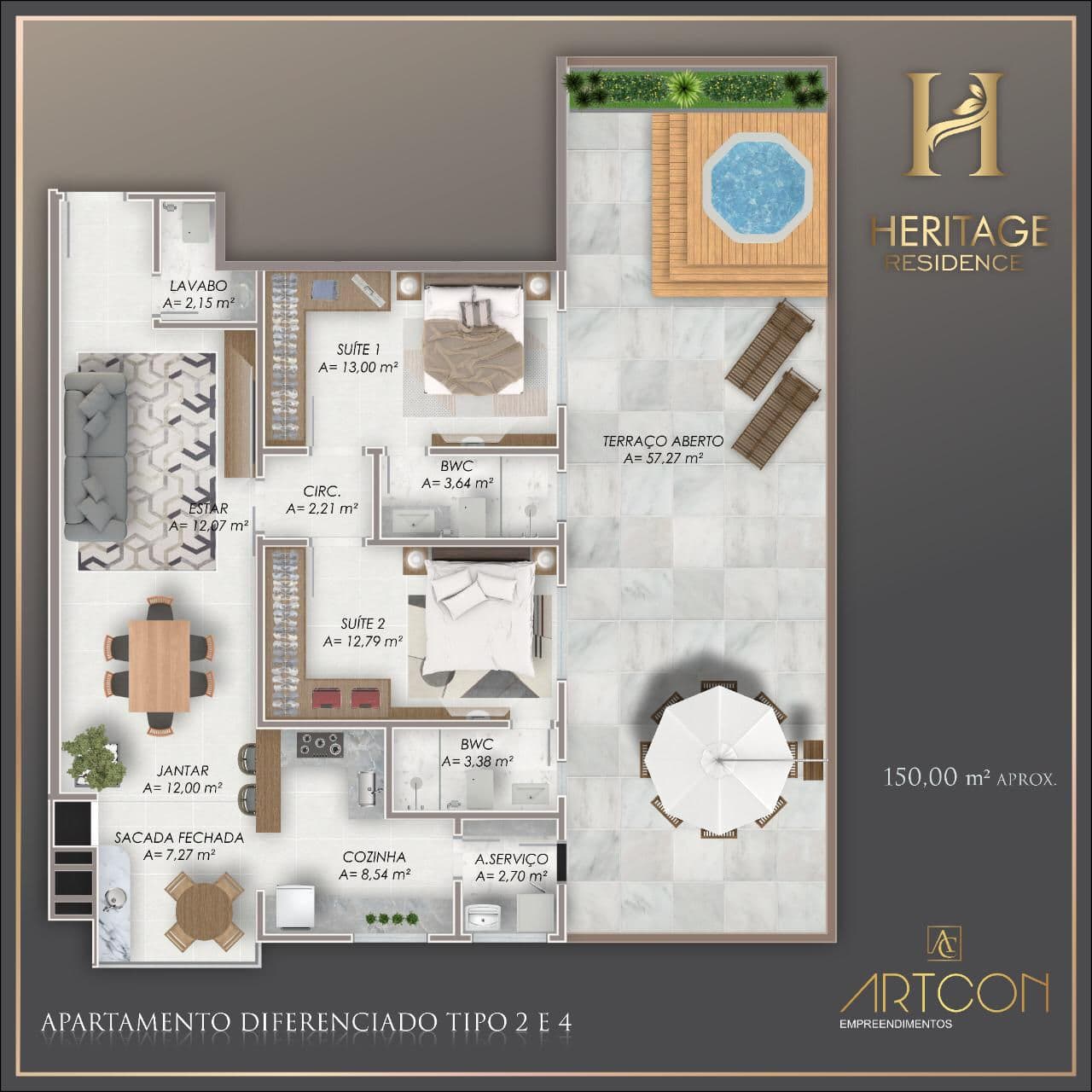 Planta 5 de Heritage