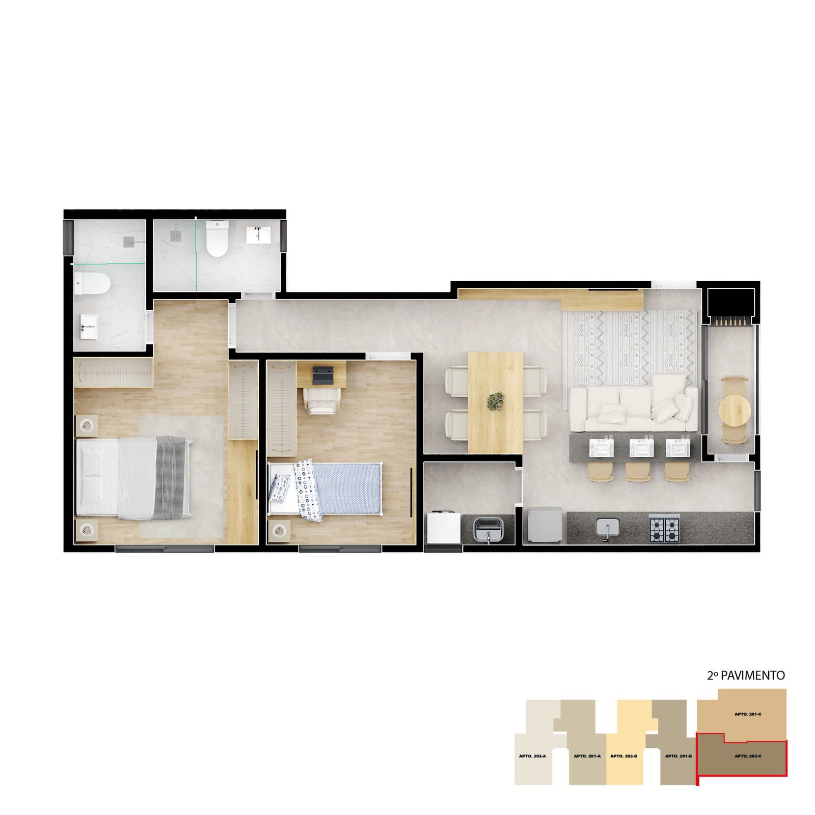 Planta 5 de Residencial Privilege