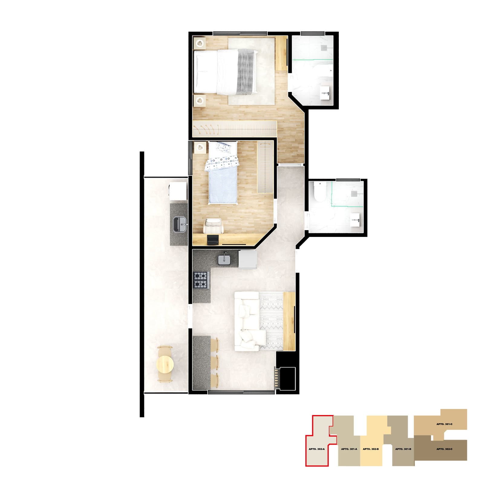 Planta 6 de Residencial Privilege