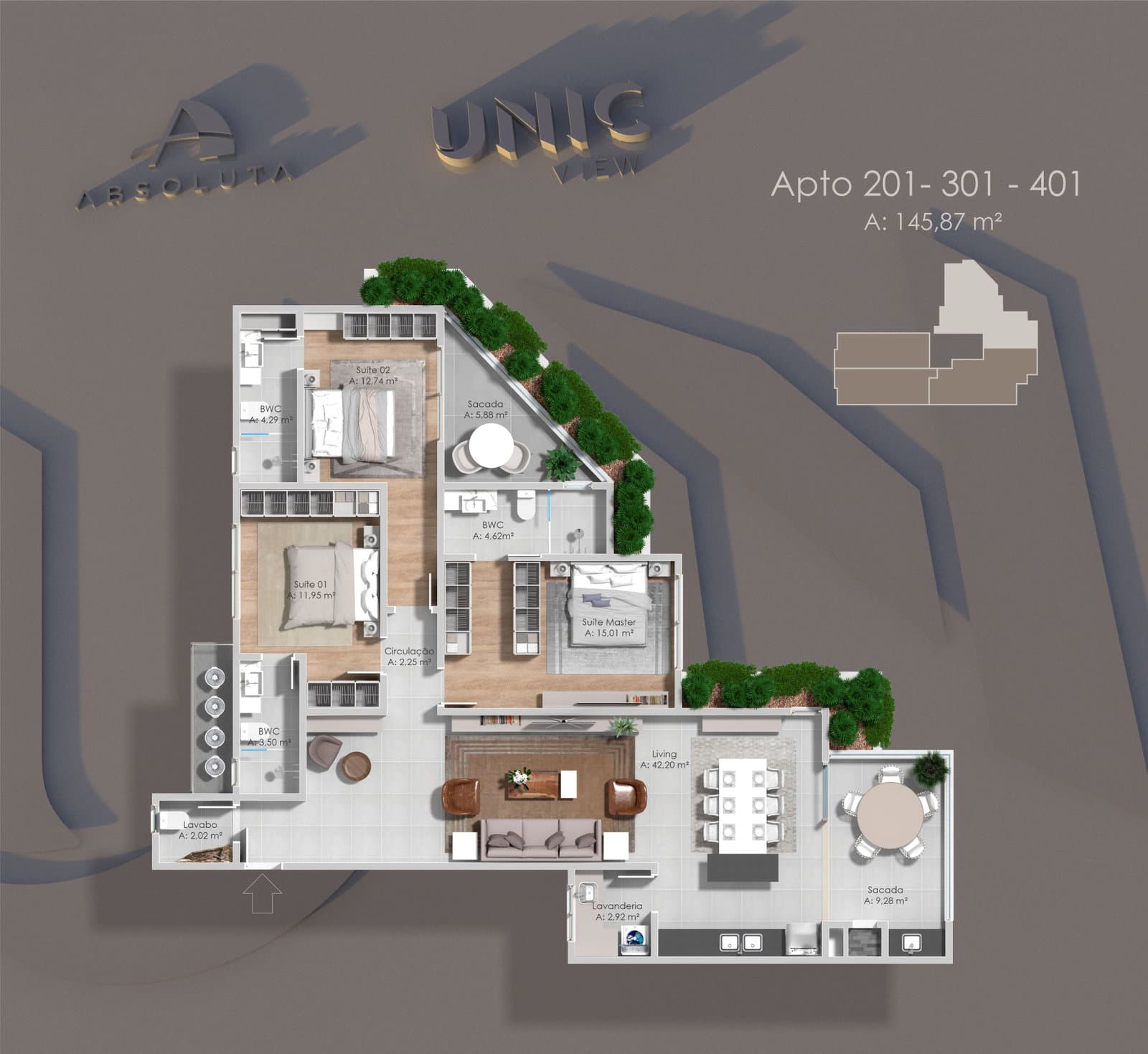 Planta 2 de Unic
