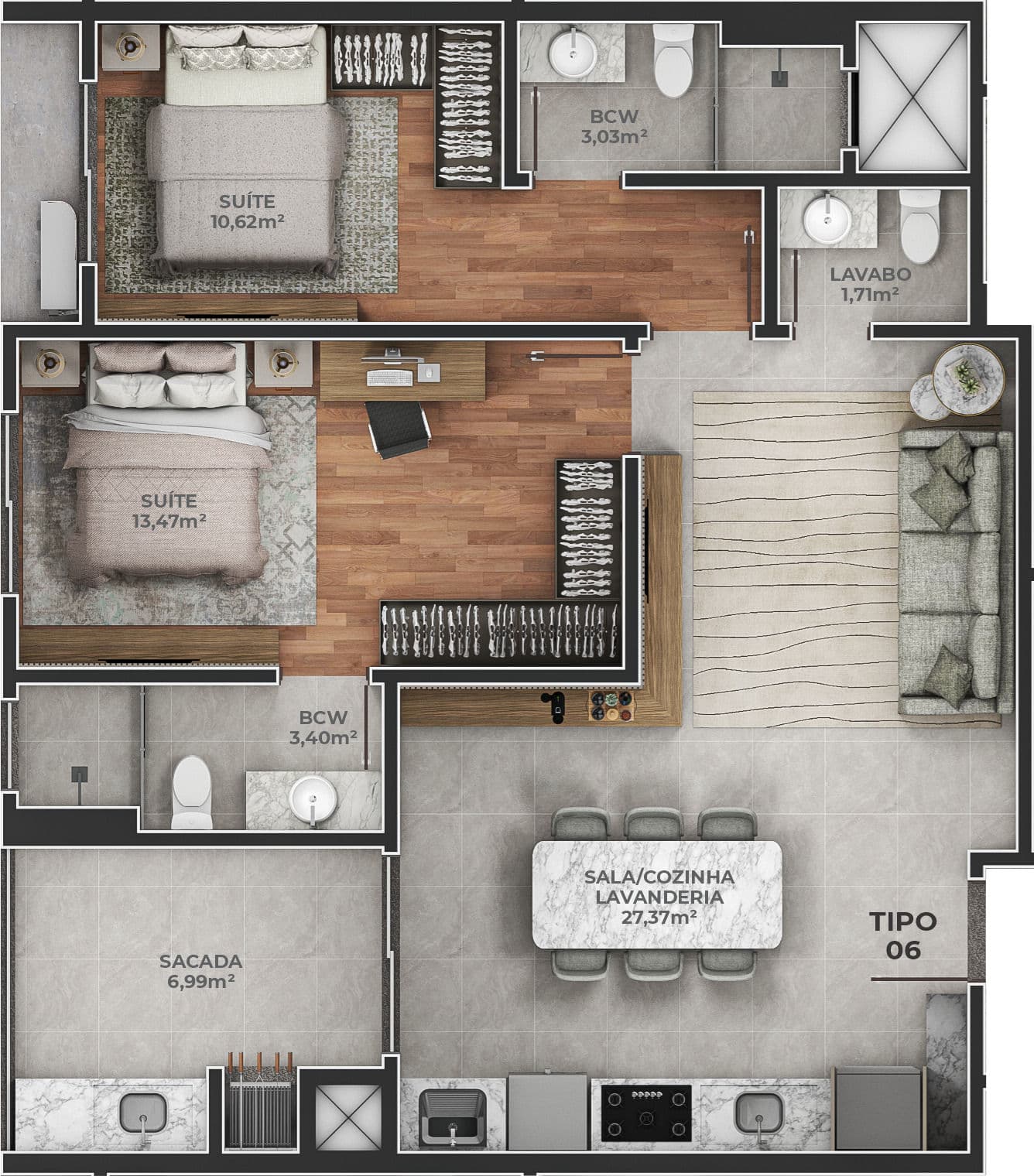 Planta 2 de Saint Tropez