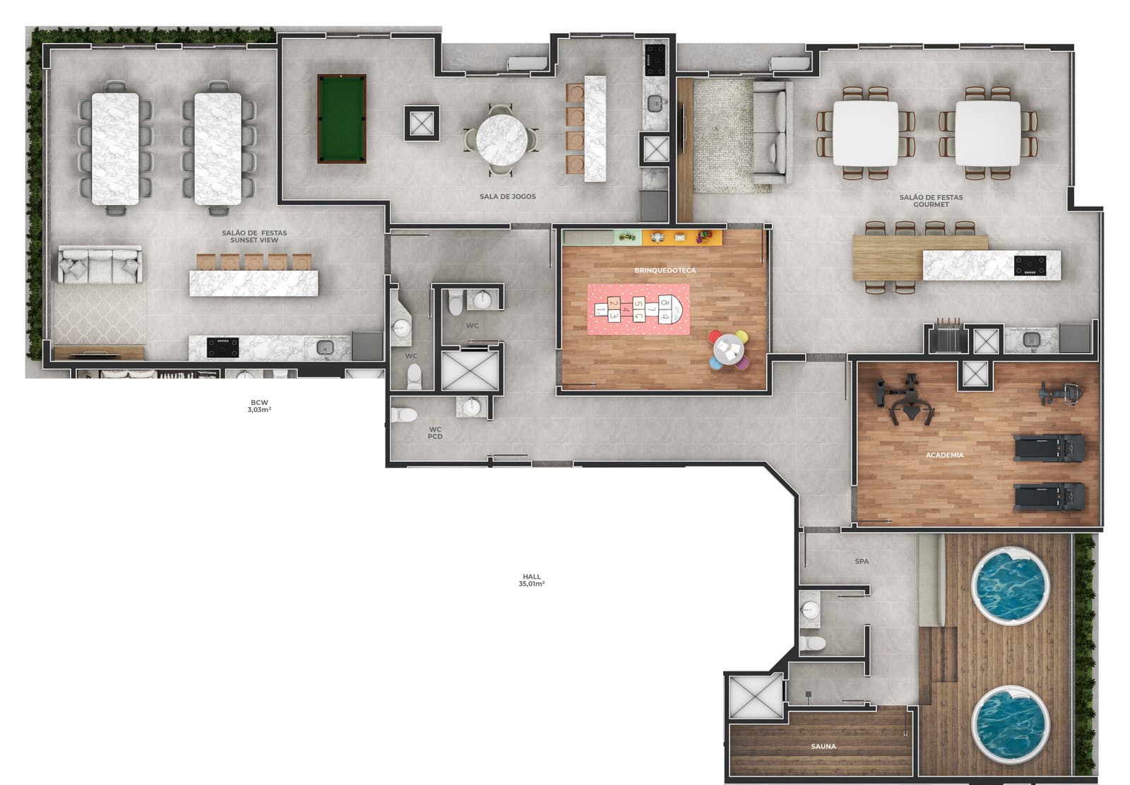 Planta 3 de Saint Tropez