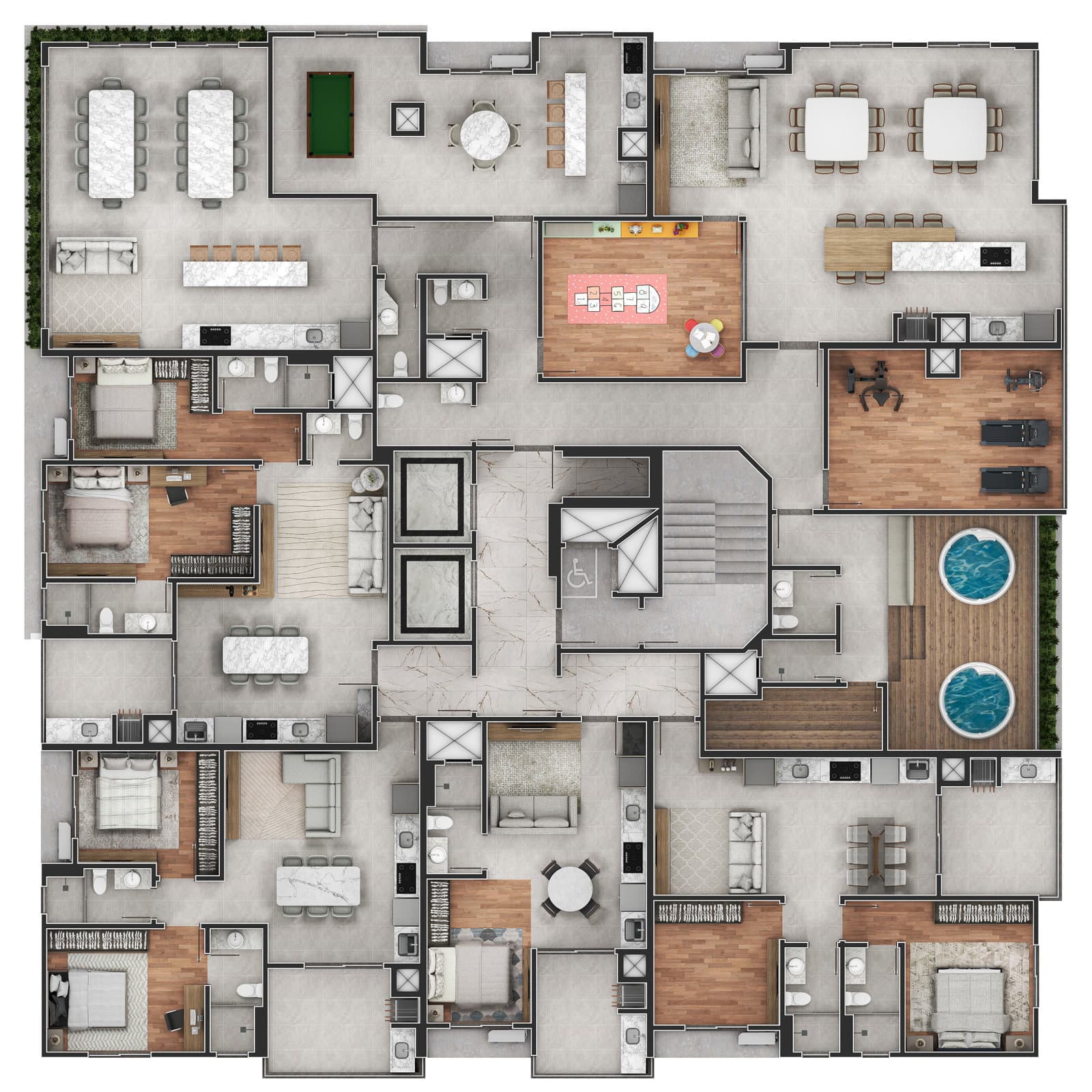 Planta 4 de Saint Tropez