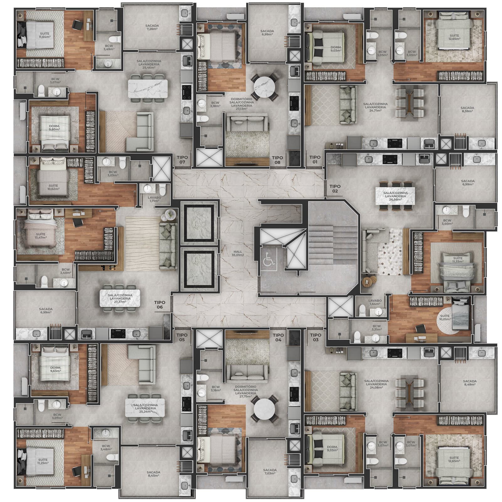 Planta 5 de Saint Tropez