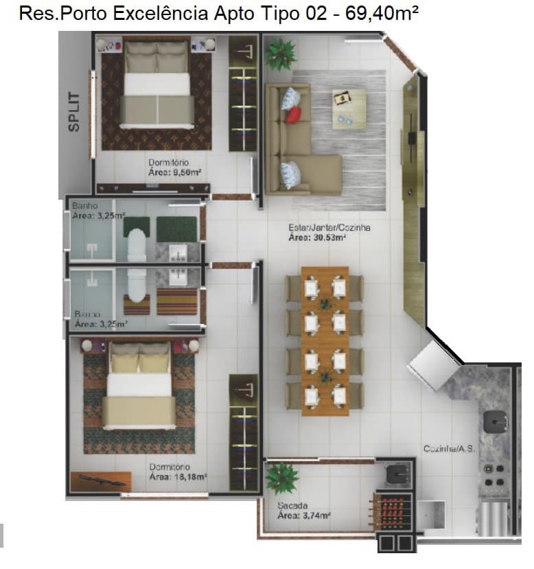 Planta 1 de Porto Excelência